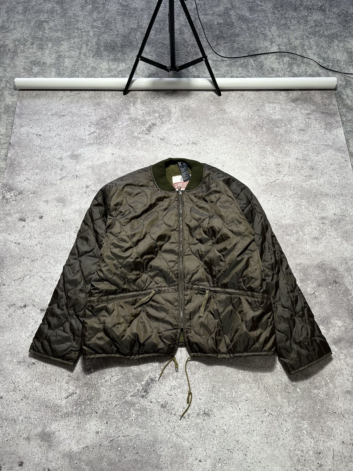 Surplus Research Vintage SURPLUS TEX Quiled Army Sherpa bomber jacket Size US XXL / EU 58 / 5 - 2 Thumbnail