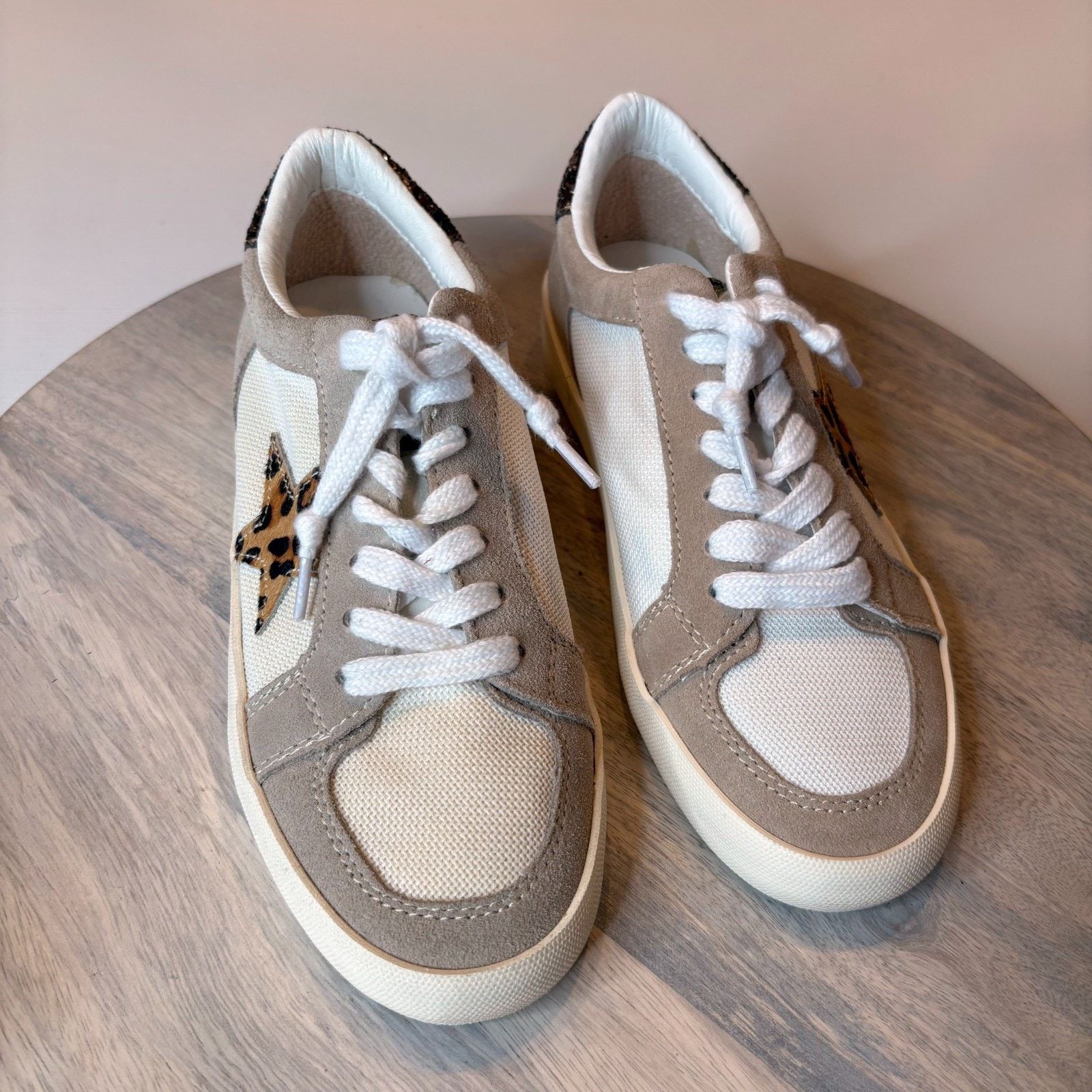 Vintage Havana Vintage Havana Leopard Sneakers Women's US 6 Beige Size US 6 / IT 36 - 4 Thumbnail