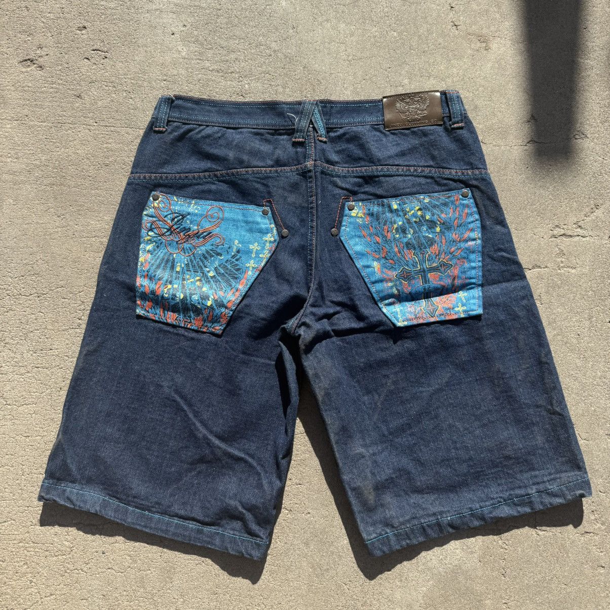 Artful Dodger Embroiderd jorts Size US 34 / EU 50 - 1 Thumbnail