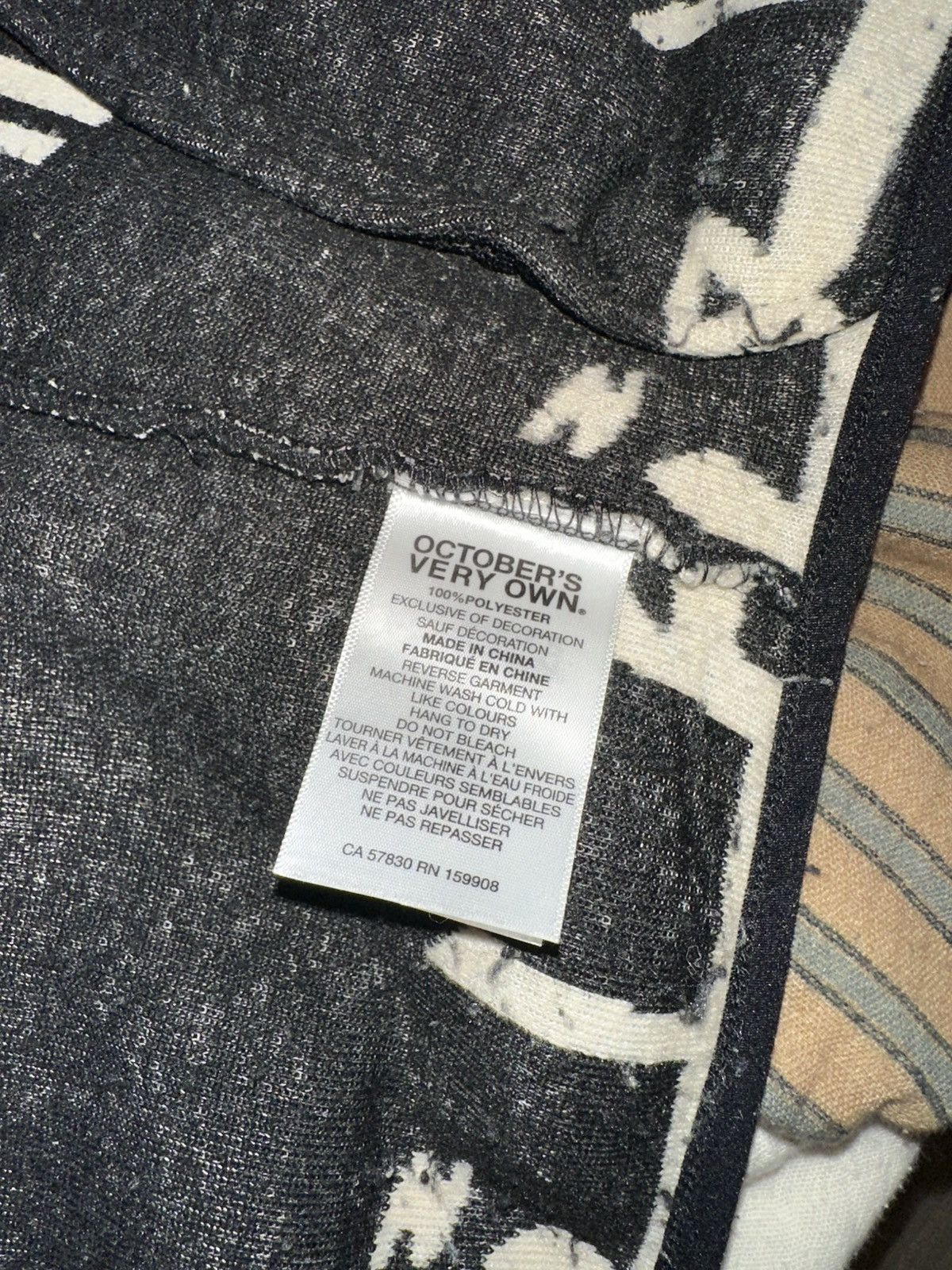 October's Very Own OVO Jacquard Arabic Family Sherpa Fleece Jacket Size US M / EU 48-50 / 2 - 4 Thumbnail
