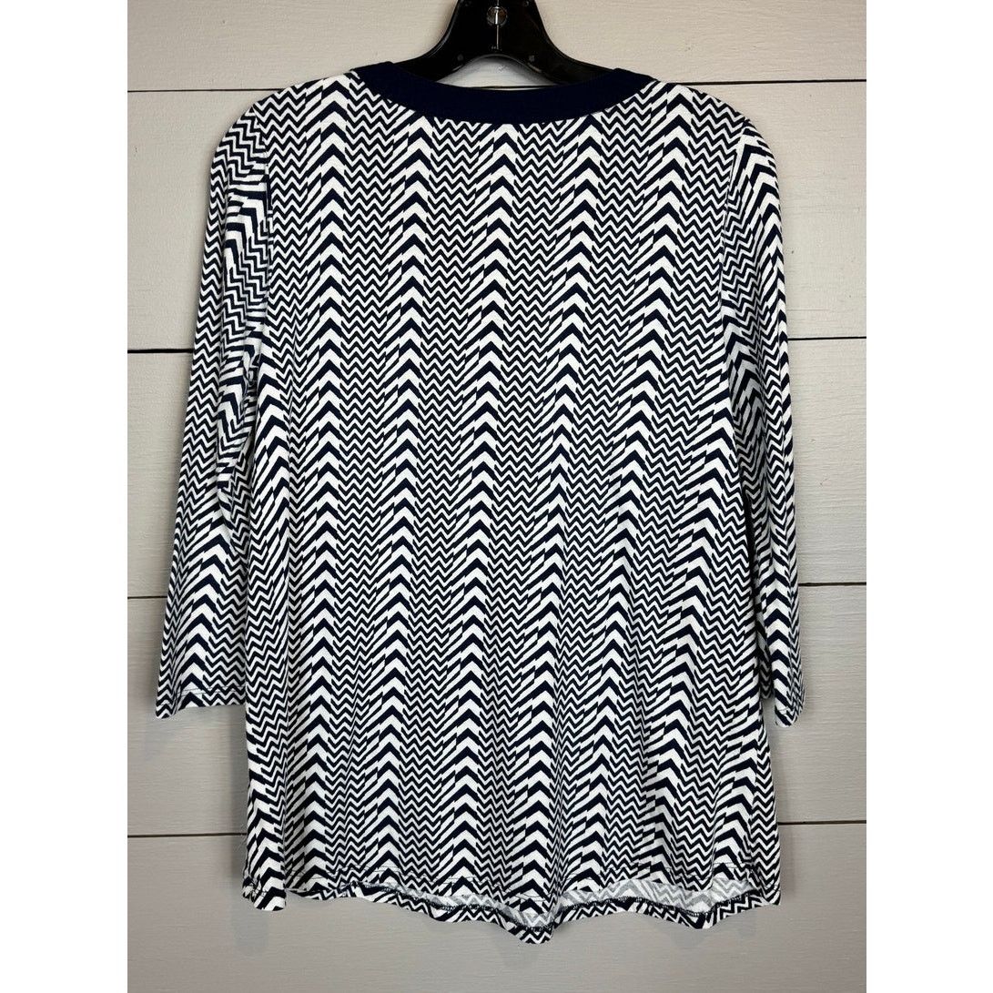 Other Kim Rogers 3/4 Sleeve Top Women's Size Small Size S / US 4 / IT 40 - 2 Thumbnail