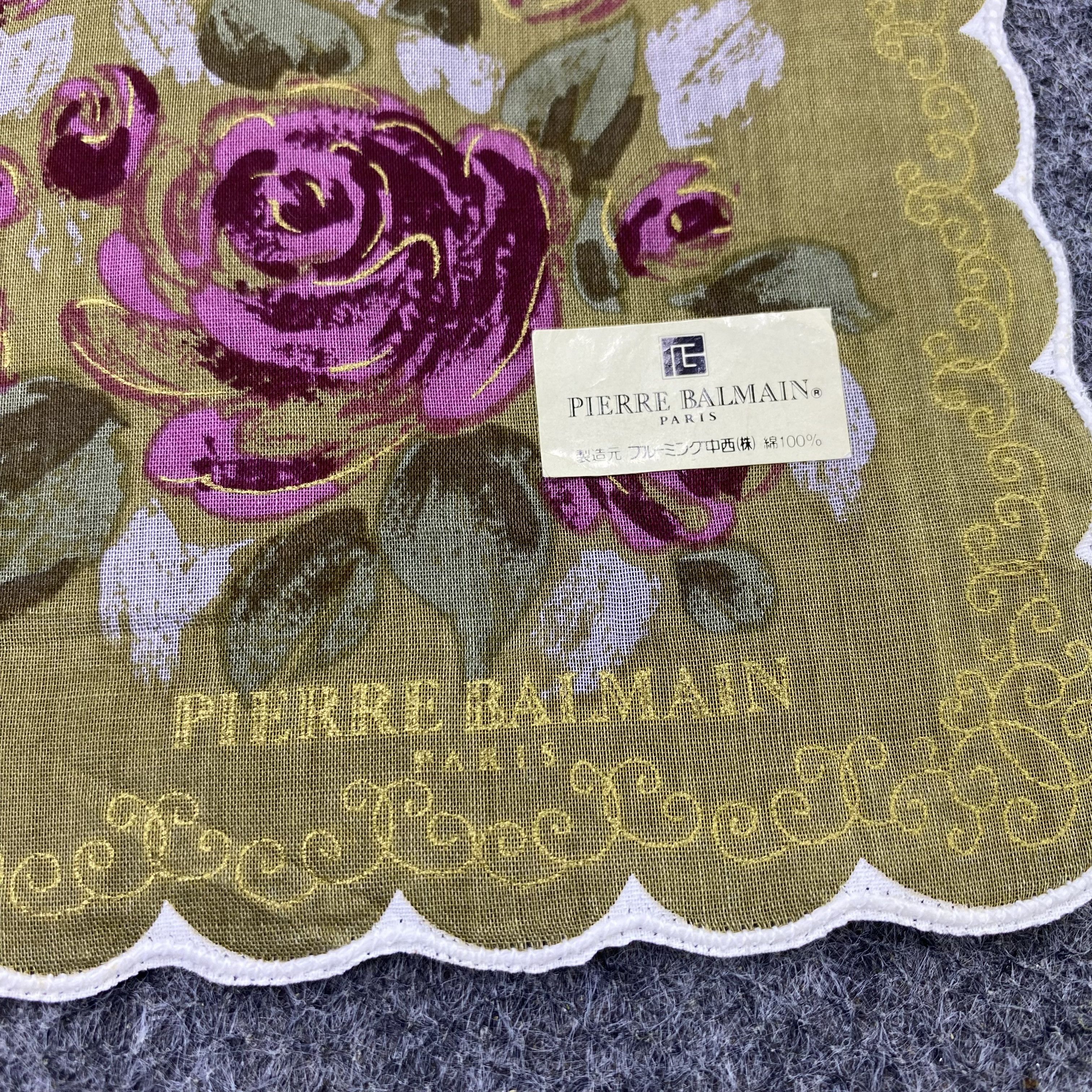 Pierre Balmain Pierre Balmain Handkerchief Neckerchief Bandana-B2028 Size ONE SIZE - 7 Thumbnail