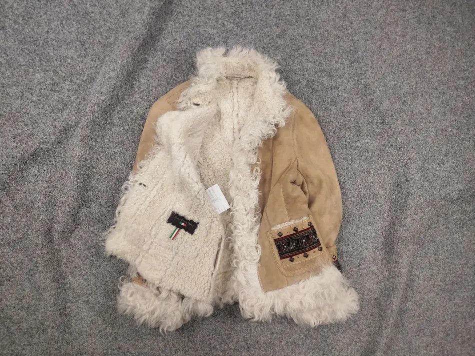 Benedetta Novi Design sheepskin coat Leather fur Jacket