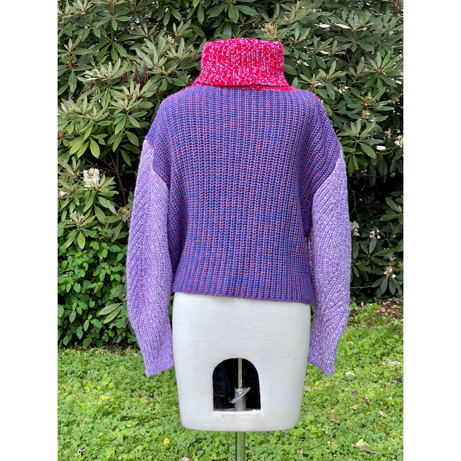 Topshop Topshop Chunky Multicolored Sweater Cable Knit Sz 6 S Size M / US 6-8 / IT 42-44 - 5 Thumbnail