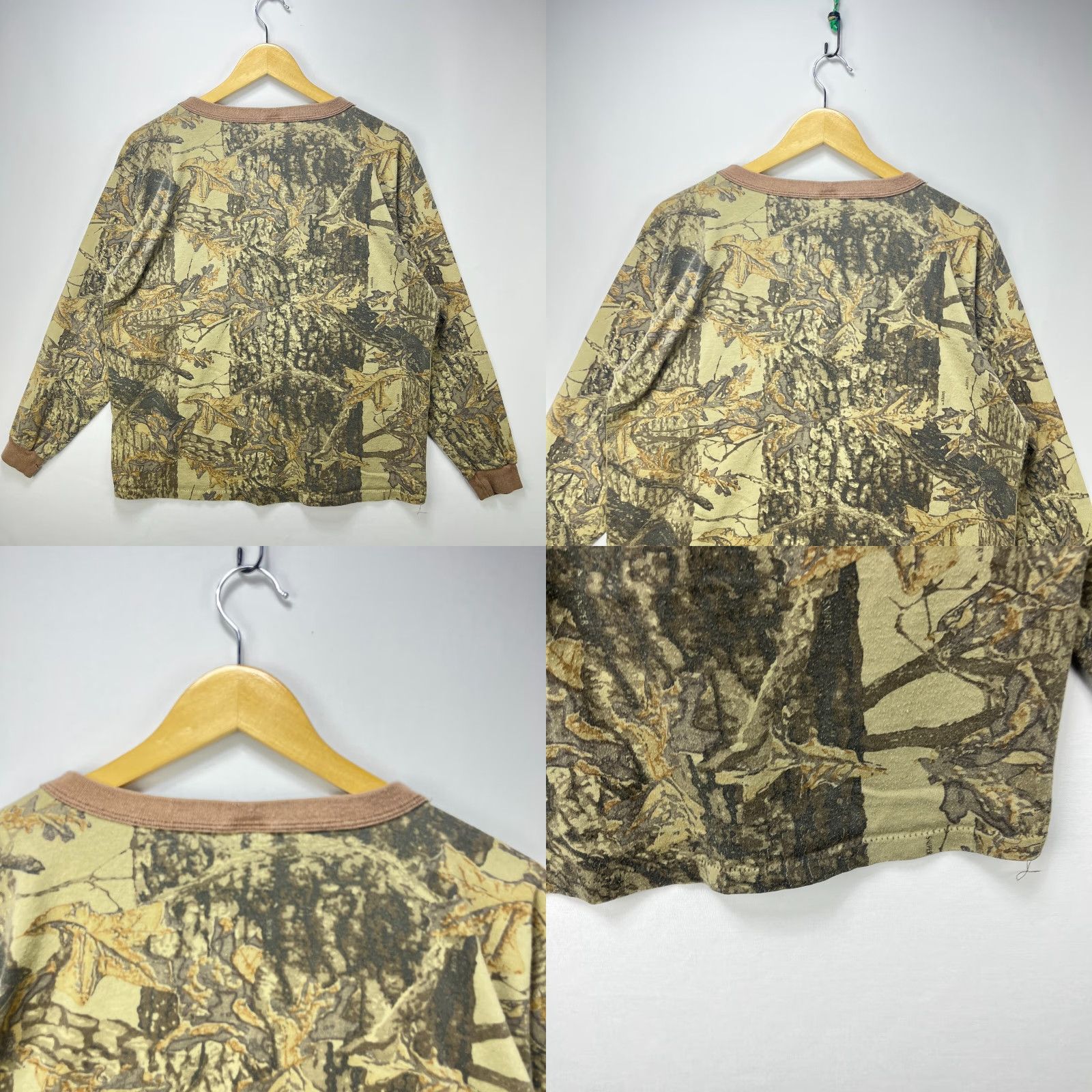 Realtree VINTAGE Realtree Boxy Camo Long Sleeve Shirt L Green 90s Mens Size US L / EU 52-54 / 3 - 9 Thumbnail