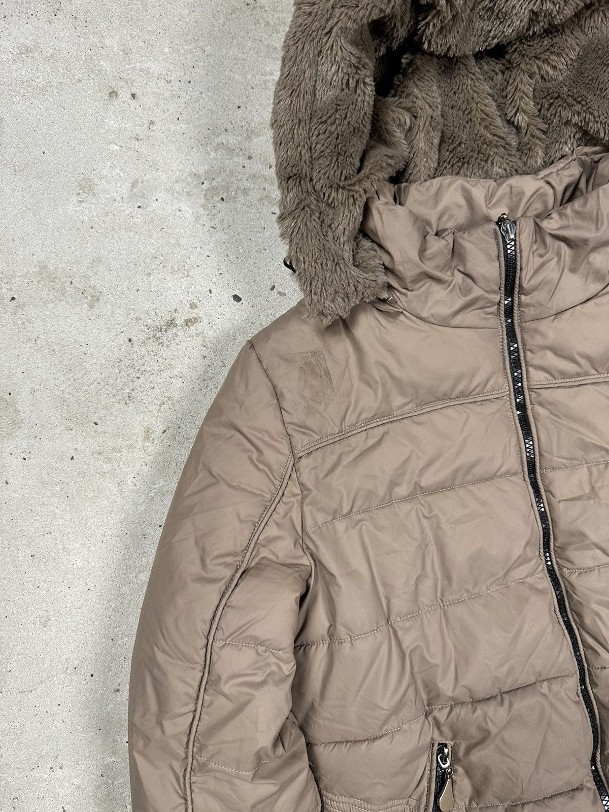 If Six Was Nine × Japanese Brand × Le Grande Bleu (L.G.B.) Vintage Y2K Faux Fur Bomber Jacket Hooded Utility Size US S / EU 44-46 / 1 - 5 Thumbnail