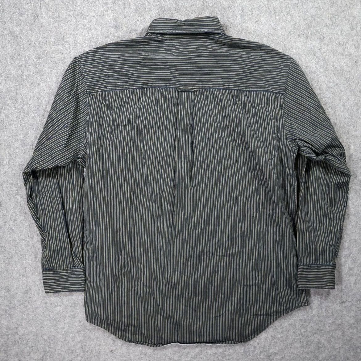 Roundtree & Yorke VINTAGE Roundtree & Yorke Button Up Shirt Mens Medium Green Striped Size US M / EU 48-50 / 2 - 3 Thumbnail
