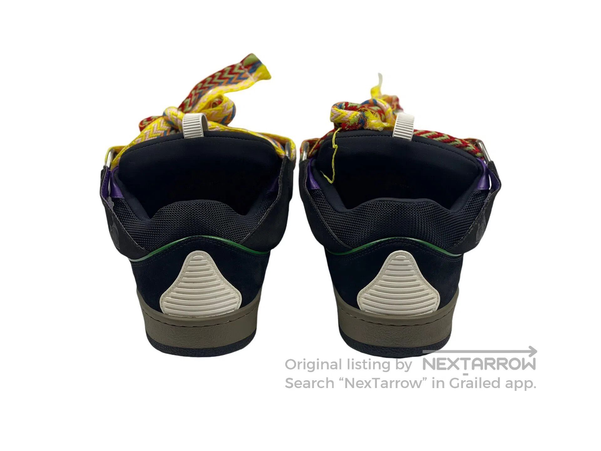 Lanvin Lanvin Black Yellow Purple Color Bread Shoes Size US 11 / EU 44 - 4 Thumbnail
