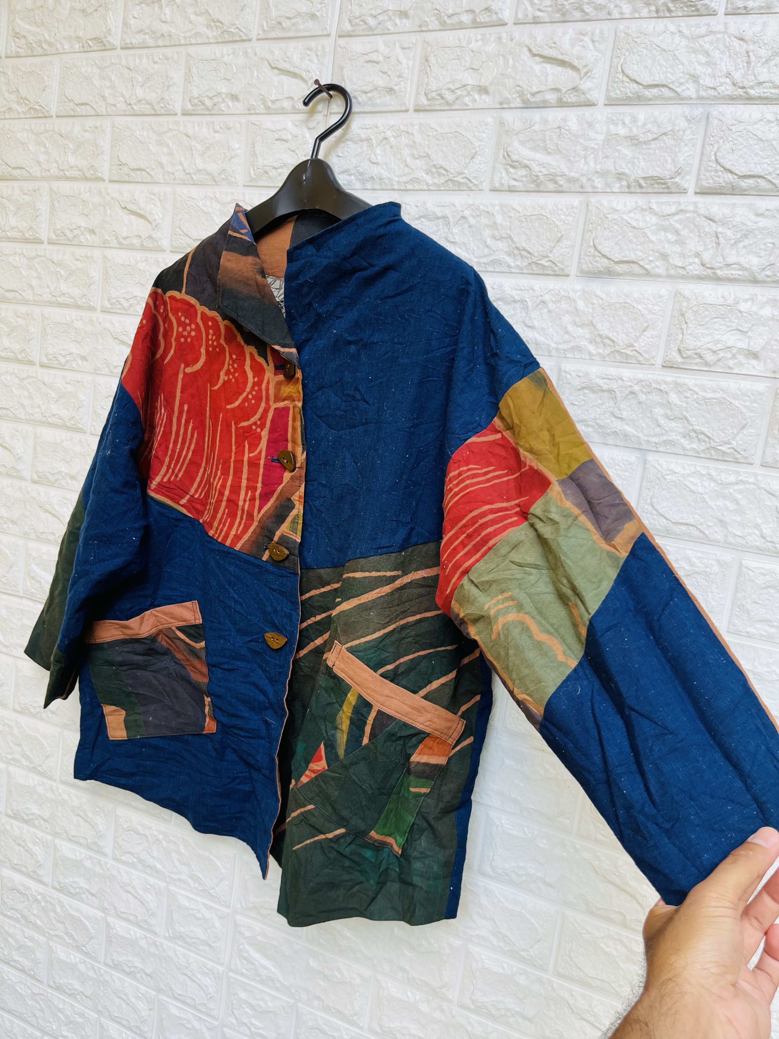 Japanese Brand × Vintage Vintage Multicolour Japanese Designer Fashion Style Jacket Size L / US 10 / IT 46 - 5 Thumbnail