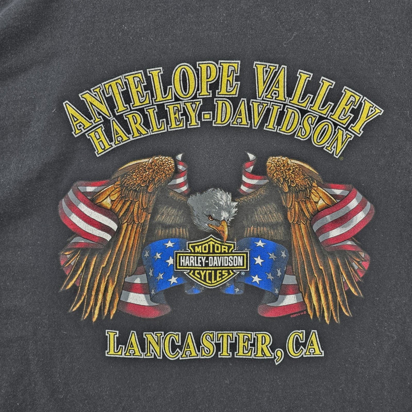 Harley Davidson Harley Davidson Shirt Mens XXL Eagle Lancaster Ca Biker Y2K Size US XXL / EU 58 / 5 - 12 Thumbnail