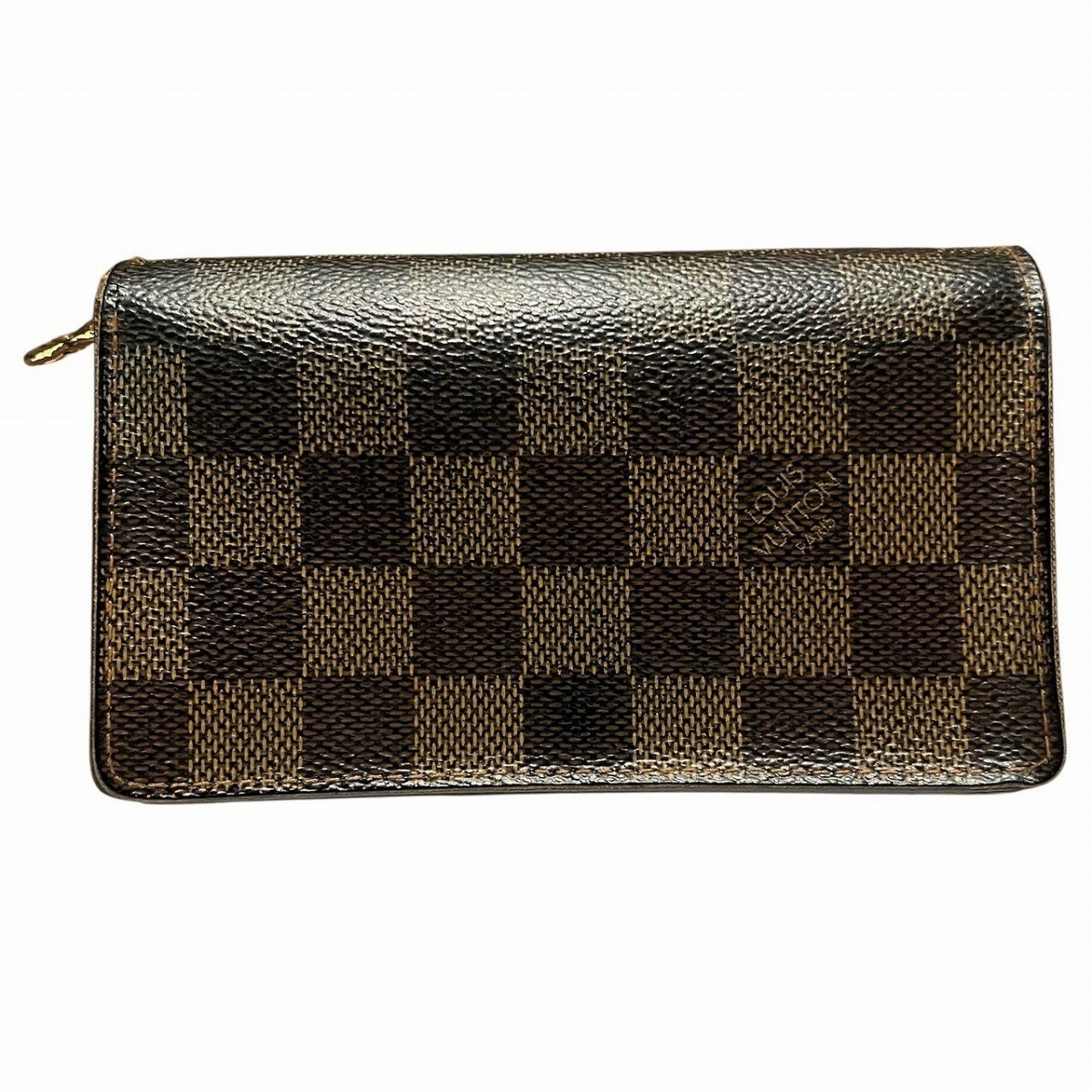 Louis Vuitton Louis Vuitton Portefeuille Trésor Bi-fold Wallet, Damier Toile Leather, N61736 Size ONE SIZE - 1 Thumbnail