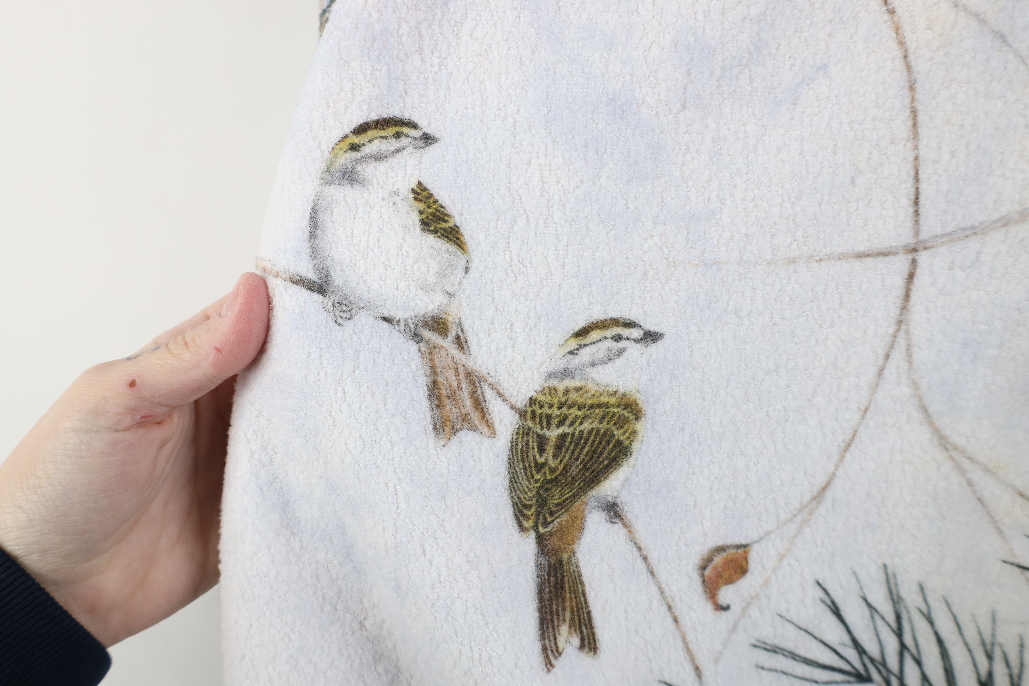 Vintage Vintage 90s Streetwear Bird Nature All Over Print Sweatshirt Size 3XL / US 20-22 - 6 Thumbnail
