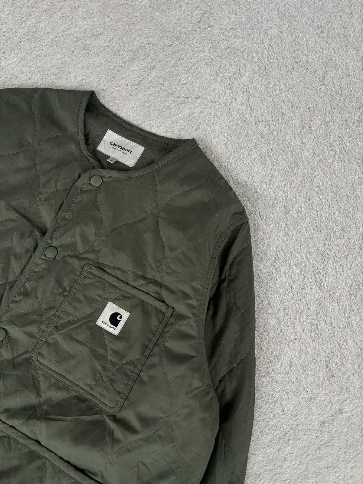 Other Carhartt Wip - Skyler Onion Quilted Jacket Size US L / EU 52-54 / 3 - 3 Thumbnail