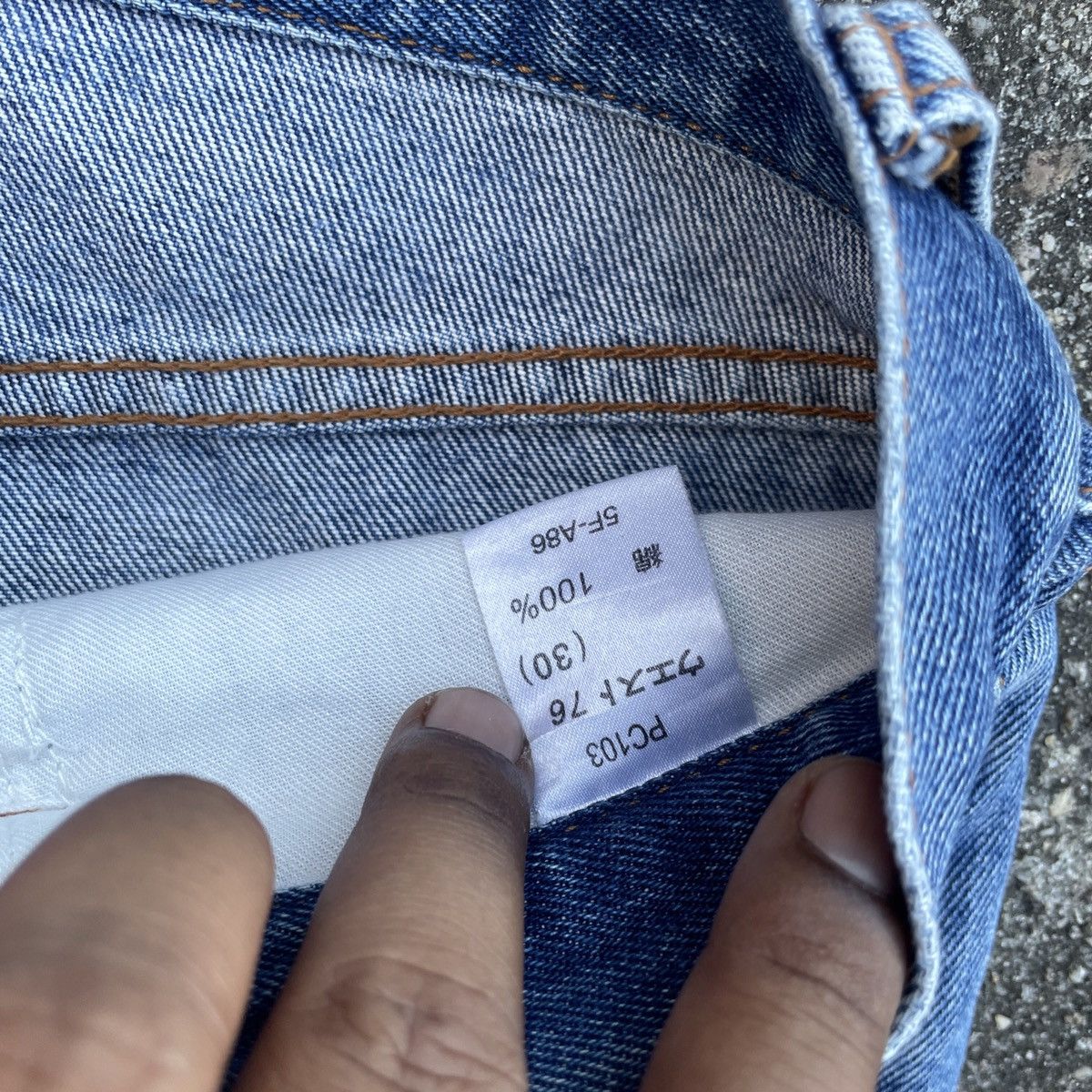 20471120 Vintage Comfort Jeans Custom Distressed Denim Size US 30 / EU 46 - 5 Thumbnail