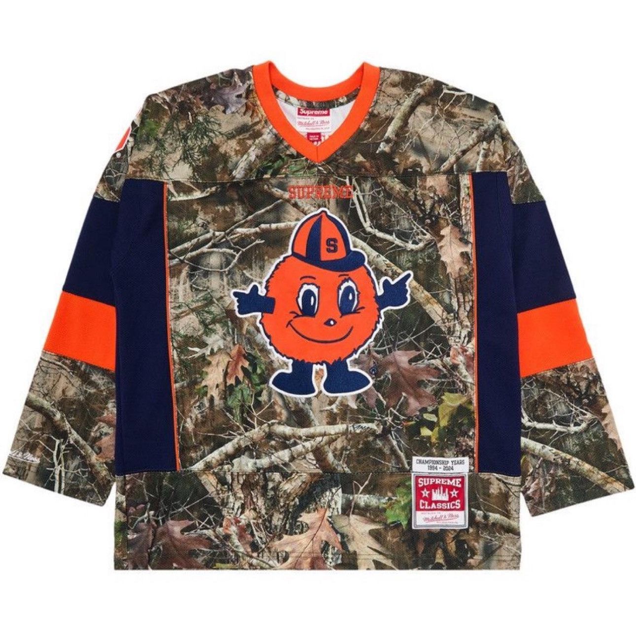 Supreme Supreme Hockey Jersey Blue Desert Camo FW14 | Grailed