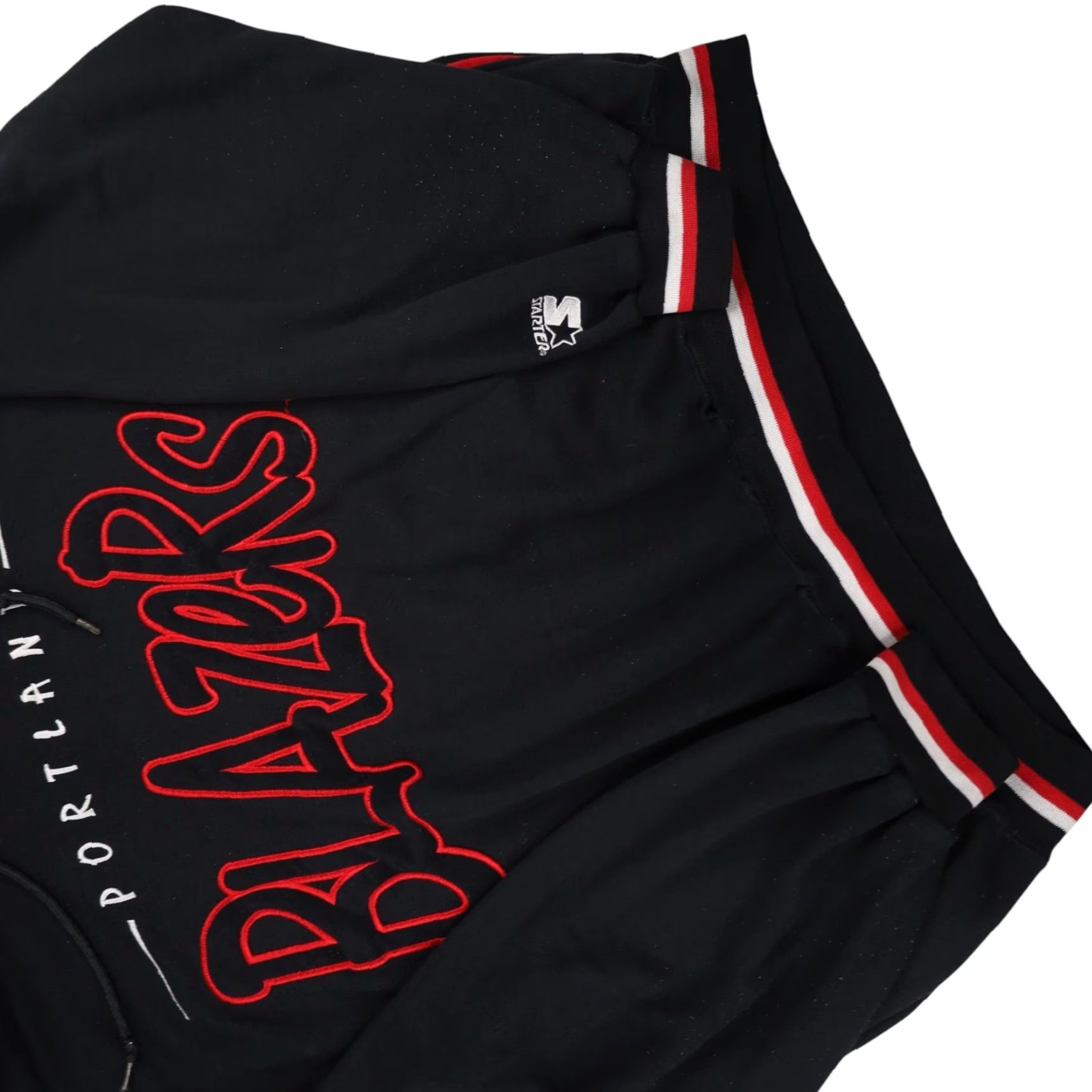 Starter VINTAGE Starter Portland Blazers Double Hood Hoodie Shirt XL Men Black 90s Gl?decode Size US XL / EU 56 / 4 - 3 Thumbnail