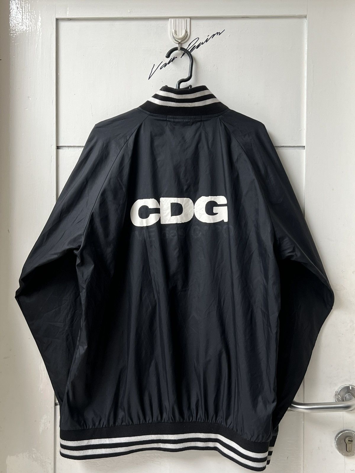 Comme des Garcons CDG COMME des GARCONS Black Varsity Jacket Size US L / EU 52-54 / 3 - 6 Thumbnail