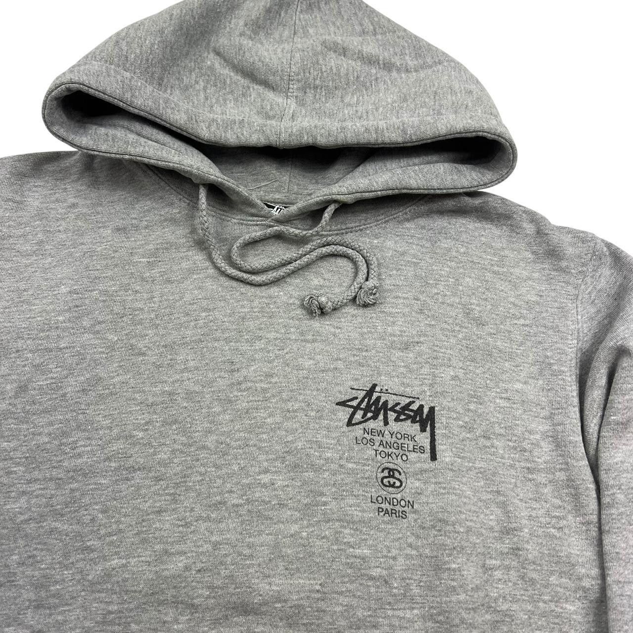 Stussy Vintage Stussy World Tour Flags Pullover Hoodie - Medium Size US M / EU 48-50 / 2 - 6 Thumbnail