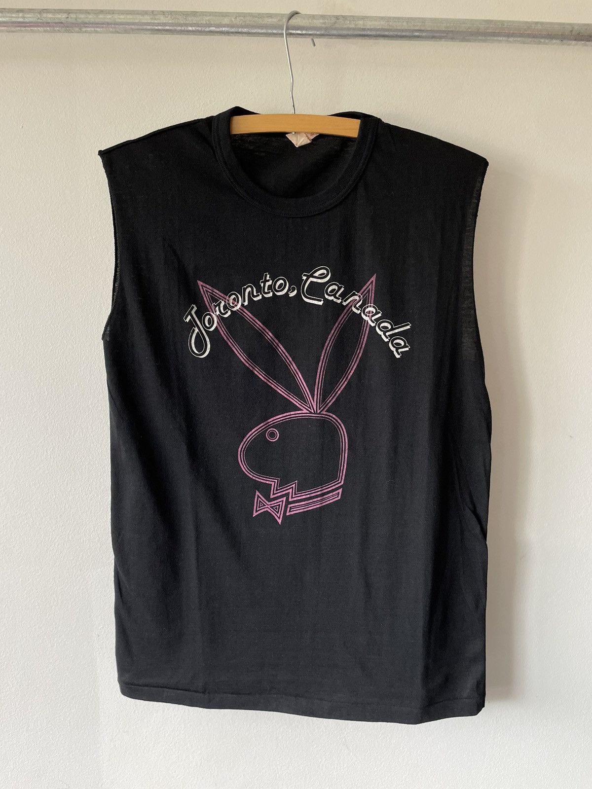 Vintage 80s Playboy Bunny Toronto Sleeveless tee