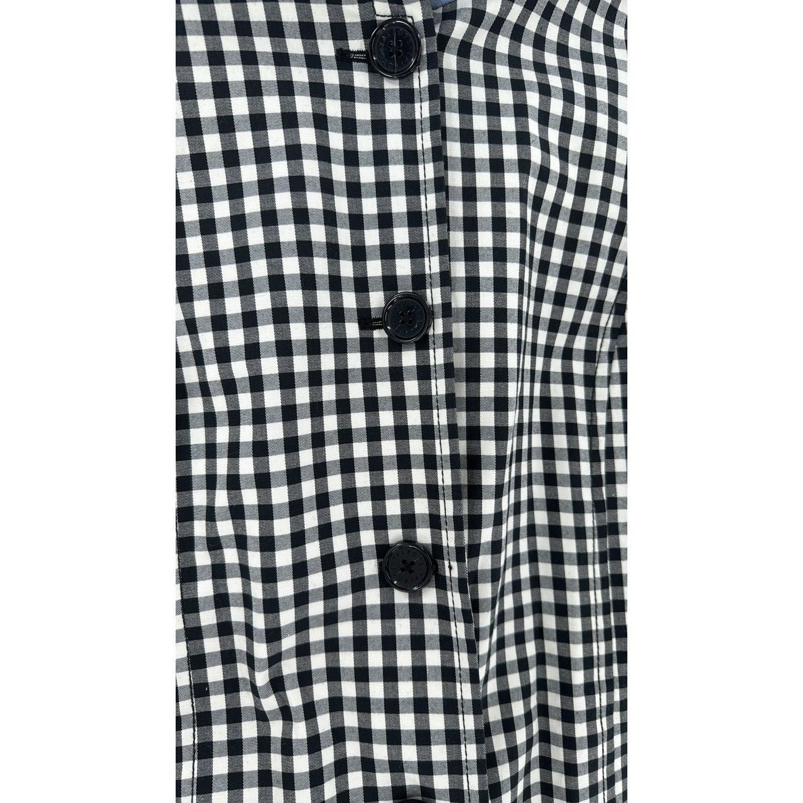 Other Talbots CLASSIC GINGHAM MAC black white water resistant MP Size M / US 6-8 / IT 42-44 - 9 Thumbnail
