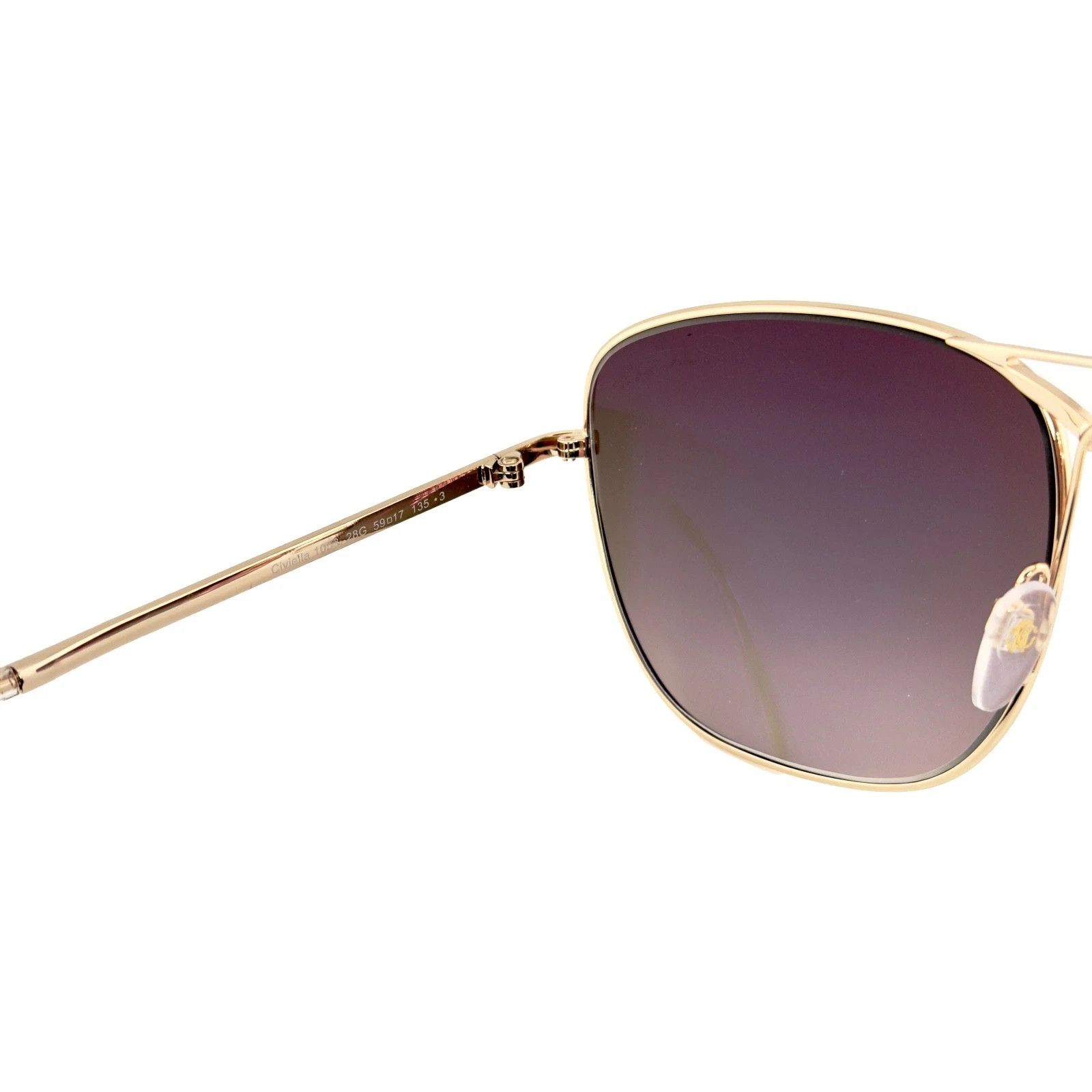 Roberto Cavalli ROBERTO CAVALLI 1053 CIVIELLA RC1053S Gold Brown Mirror Size ONE SIZE - 6 Thumbnail