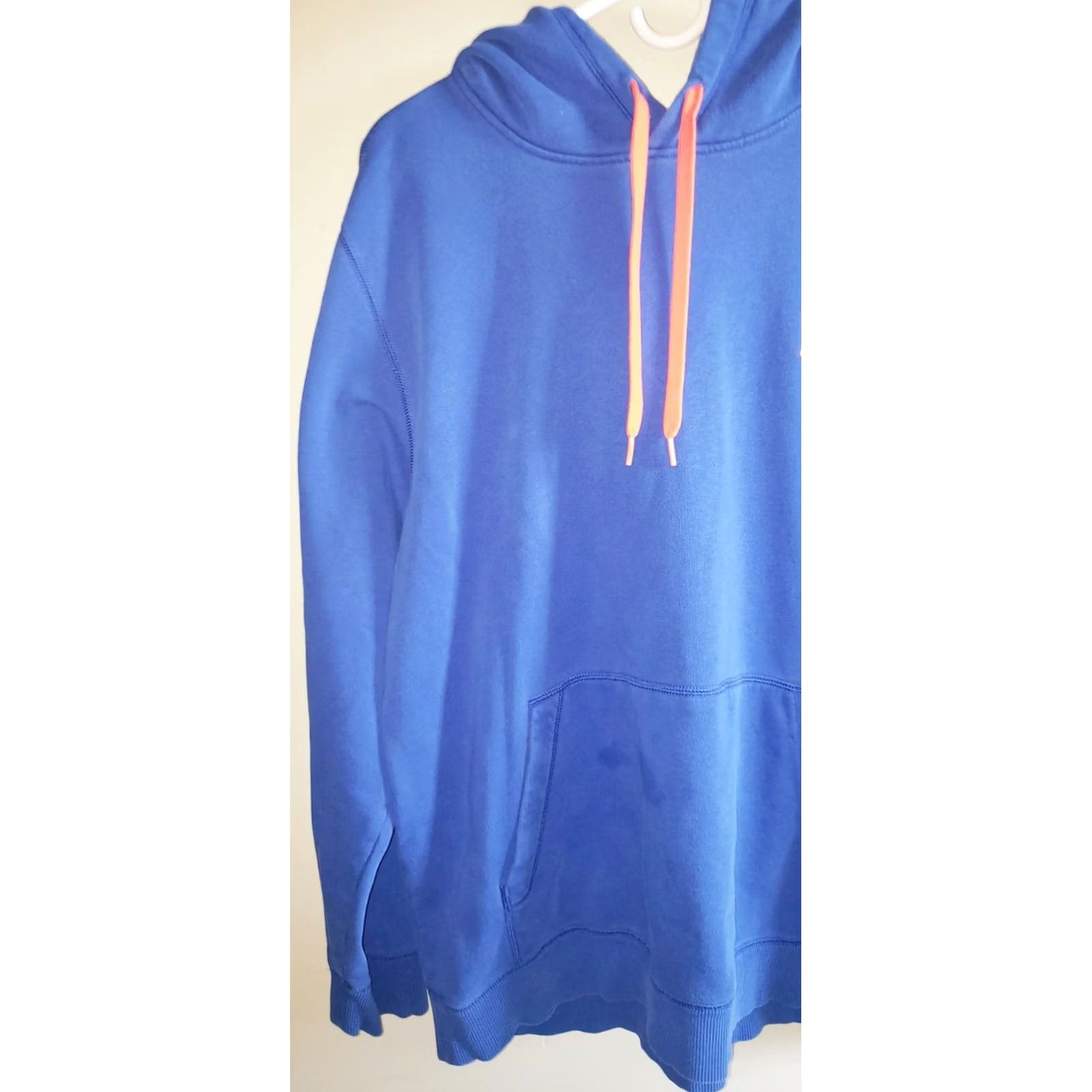 Under Armour Under Armour Mens 1/4 Zip Hoodie Blue Orange Logo XL Loose Fit - Condition Excellent Size US M / EU 48-50 / 2 - 4 Thumbnail