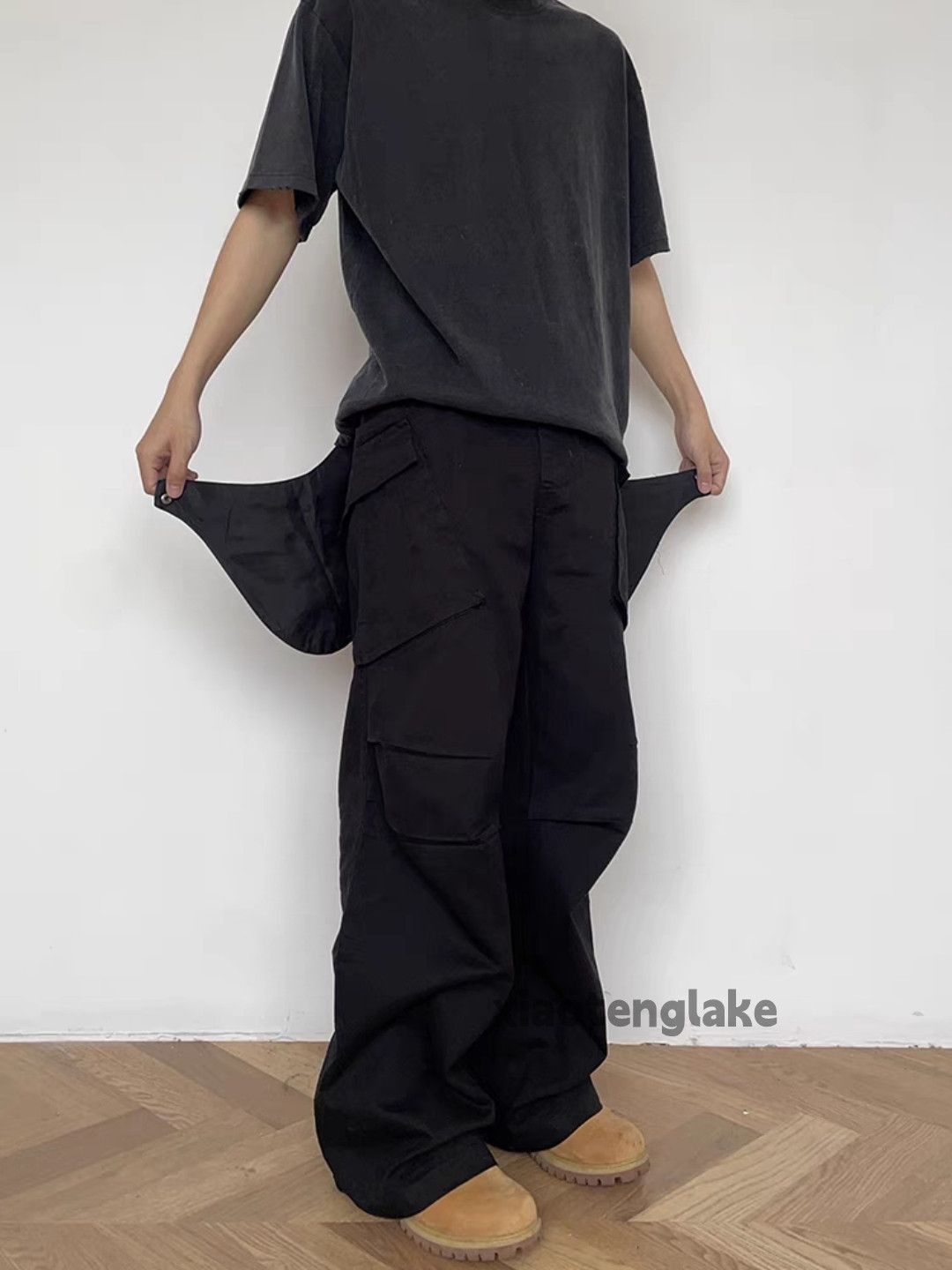 Designer × Japanese Brand × Vintage utility military loose pleated yuppie flared cargo pants Size US 32 / EU 48 - 2 Thumbnail