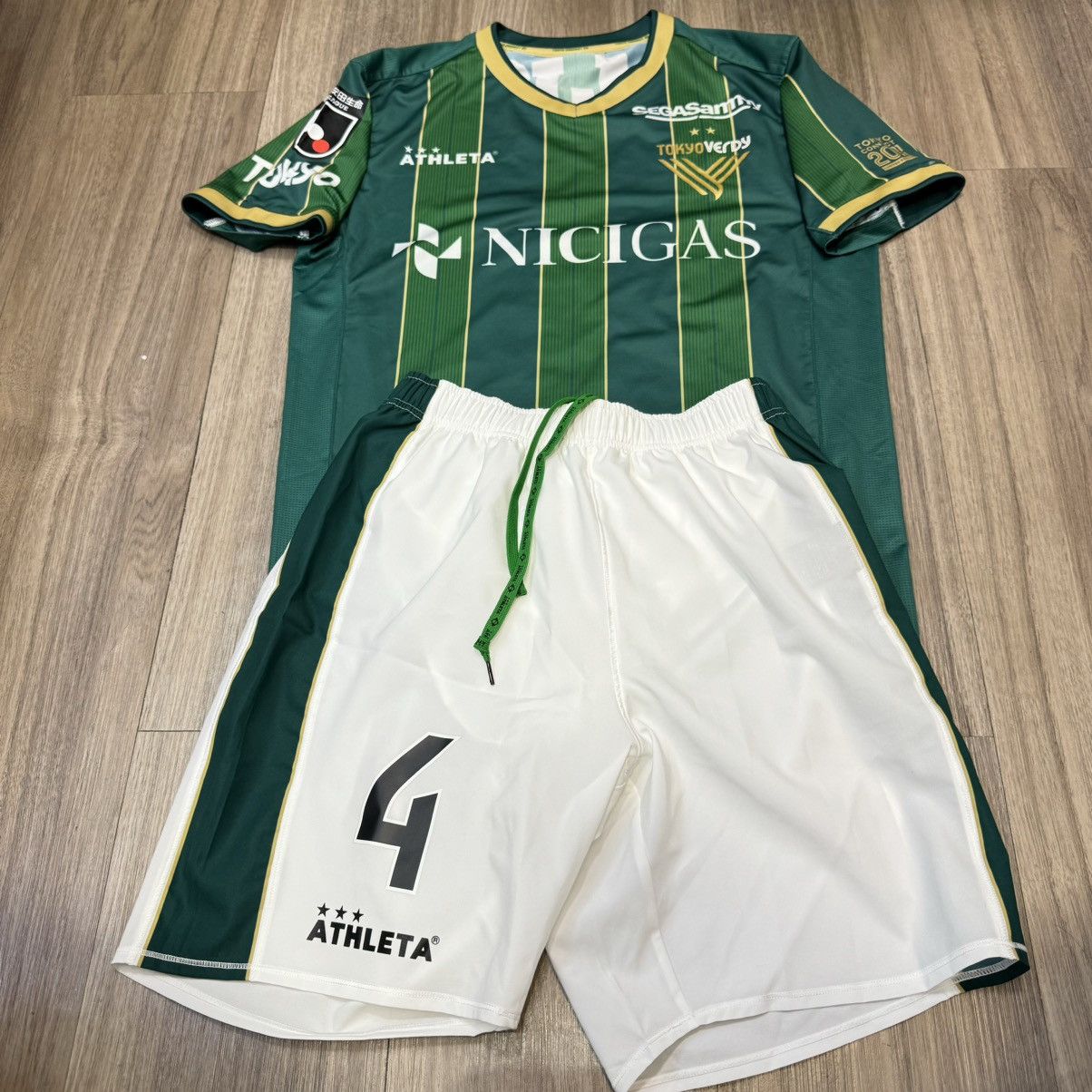 Japanese Brand Tokyo Verdy 2021 match issue third kit # 4 Kajikawa Size US L / EU 52-54 / 3 - 1 Thumbnail