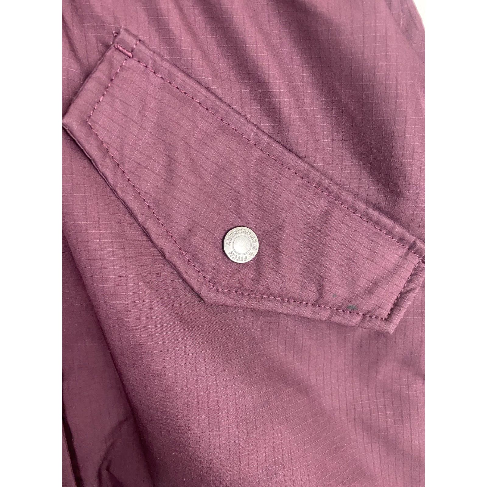 Abercrombie & Fitch Abercrombie & Fitch Weather Warrior Jacket Women's Hooded Maroon XS Size XS / US 0-2 / IT 36-38 - 3 Thumbnail
