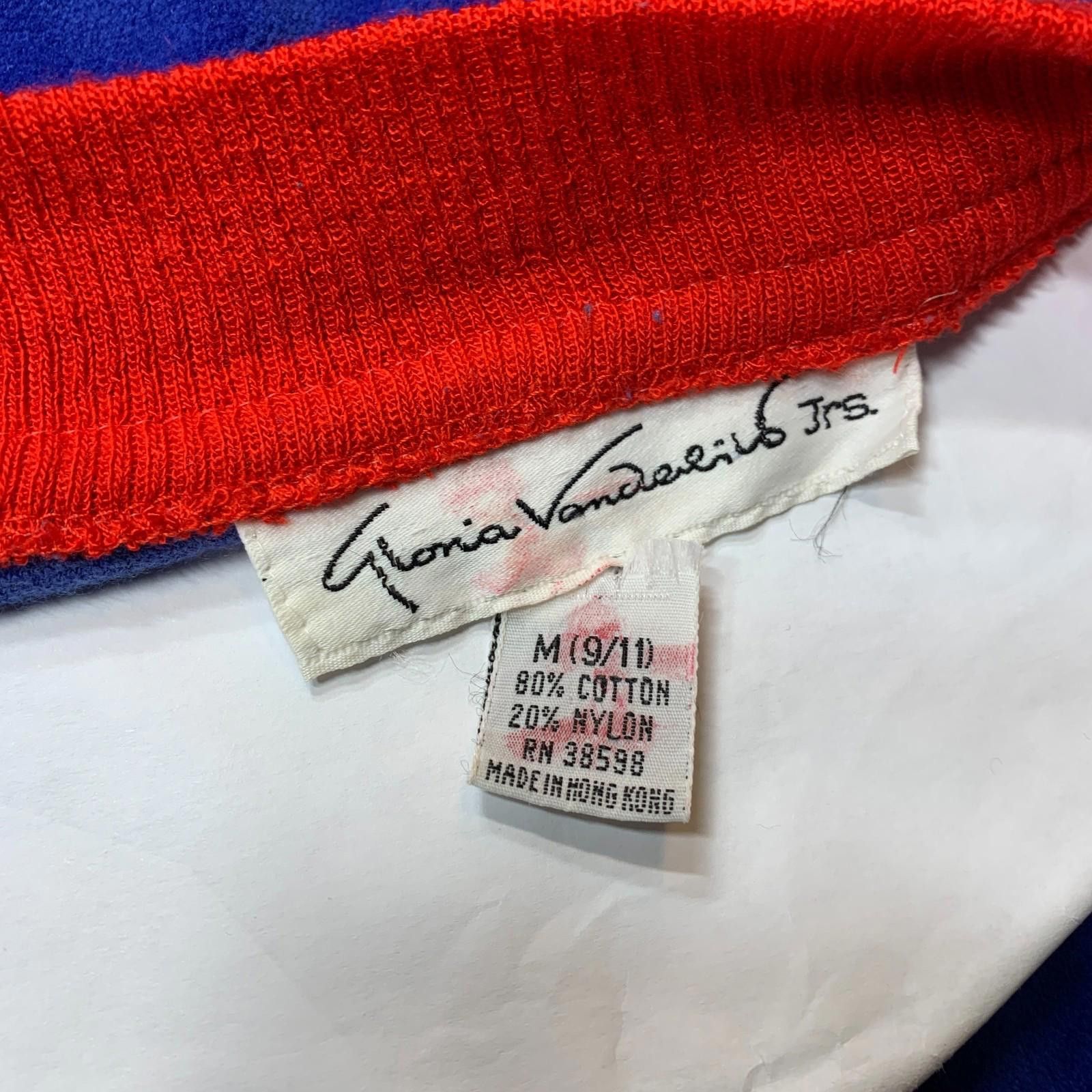 Designer Vintage 80s Gloria Vanderbilt Jrs. KIDS Pullover LS Top (289 Size US M / EU 48-50 / 2 - 10 Thumbnail