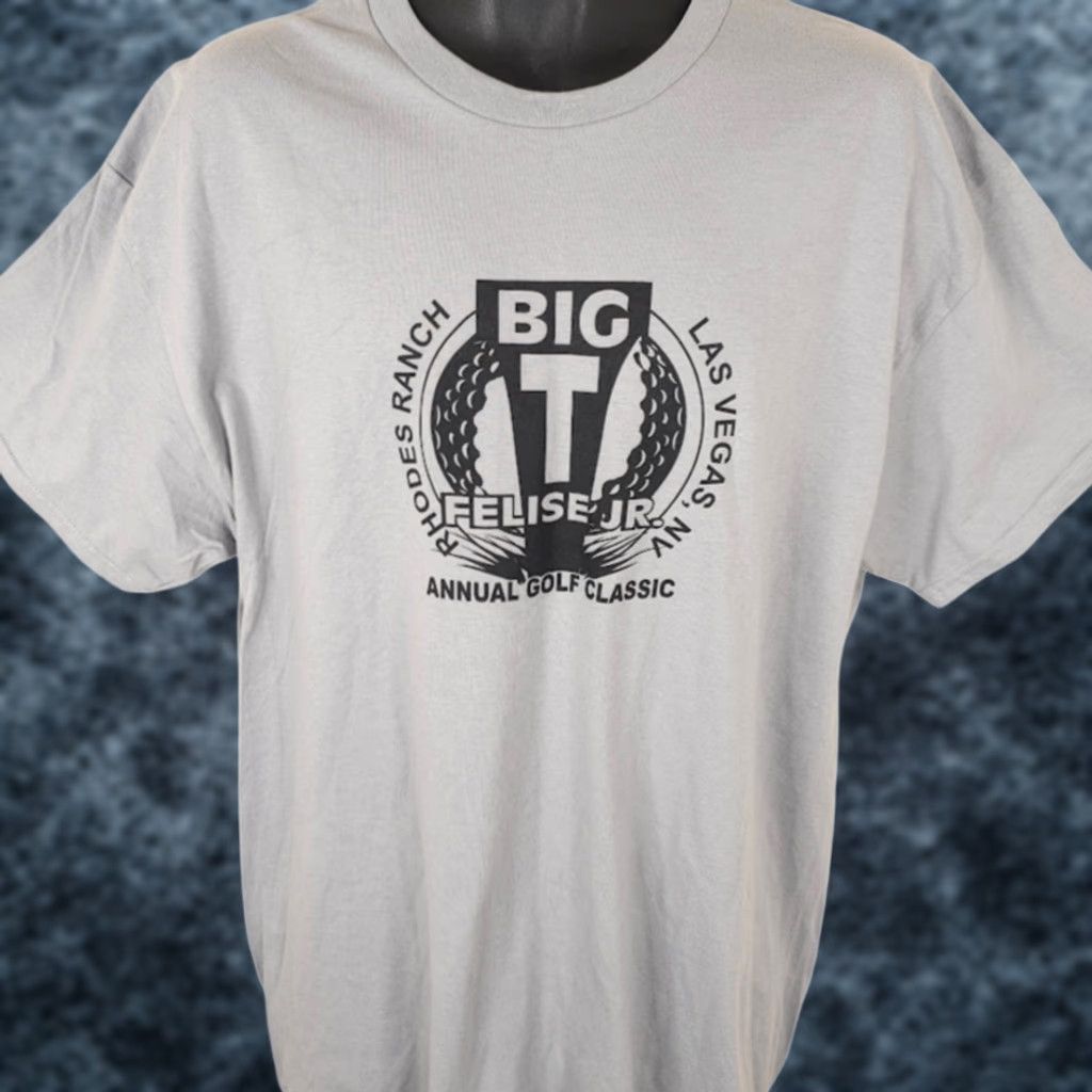 Gildan Gildan T-Shirt Mens XL Gray Big T Golf Classic Rhodes Ranch Las Vegas Golf Graphic Tee Size US XL / EU 56 / 4 - 1 Thumbnail