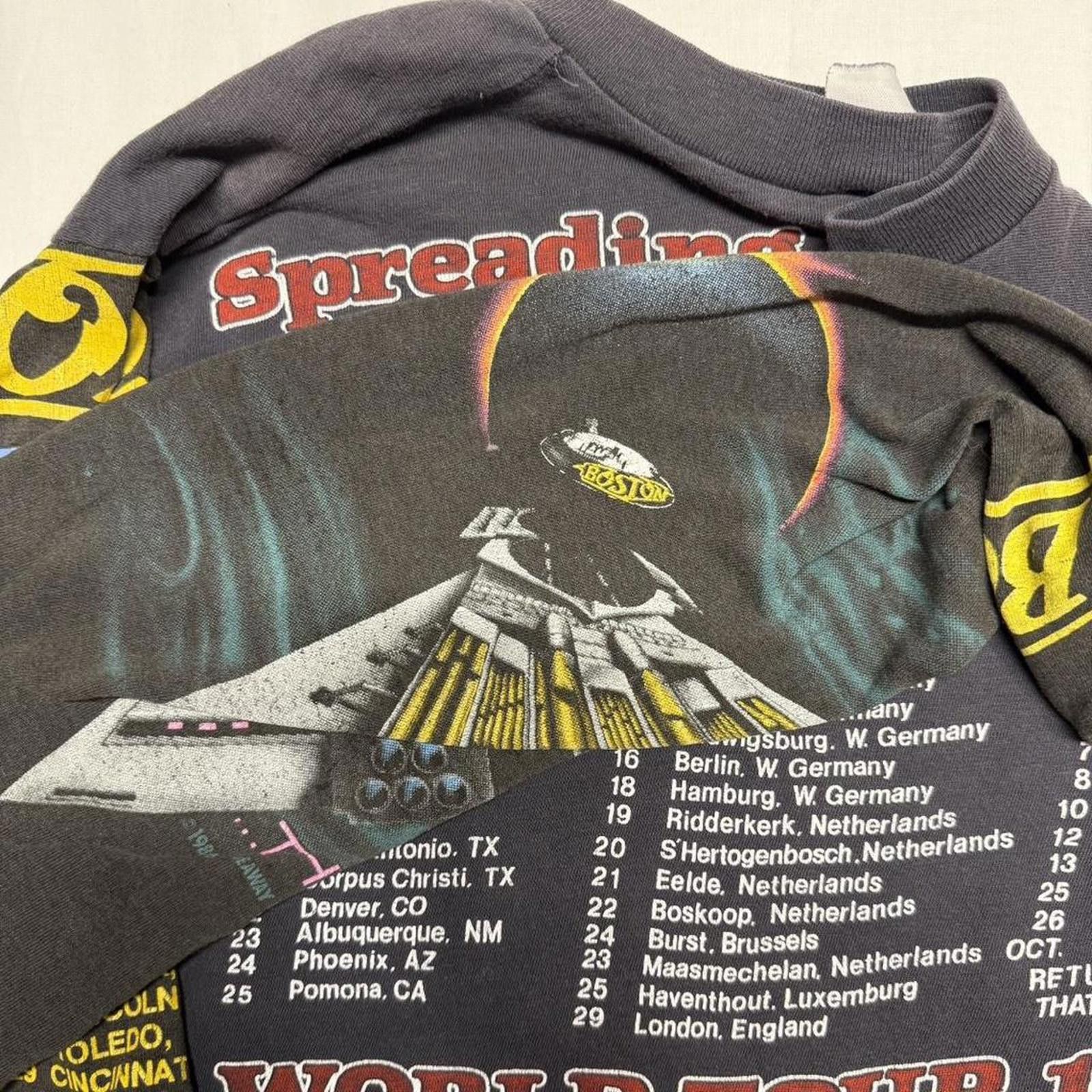 Other Anthrax / Boston duo single stitch band tee size M Size US S / EU 44-46 / 1 - 6 Thumbnail