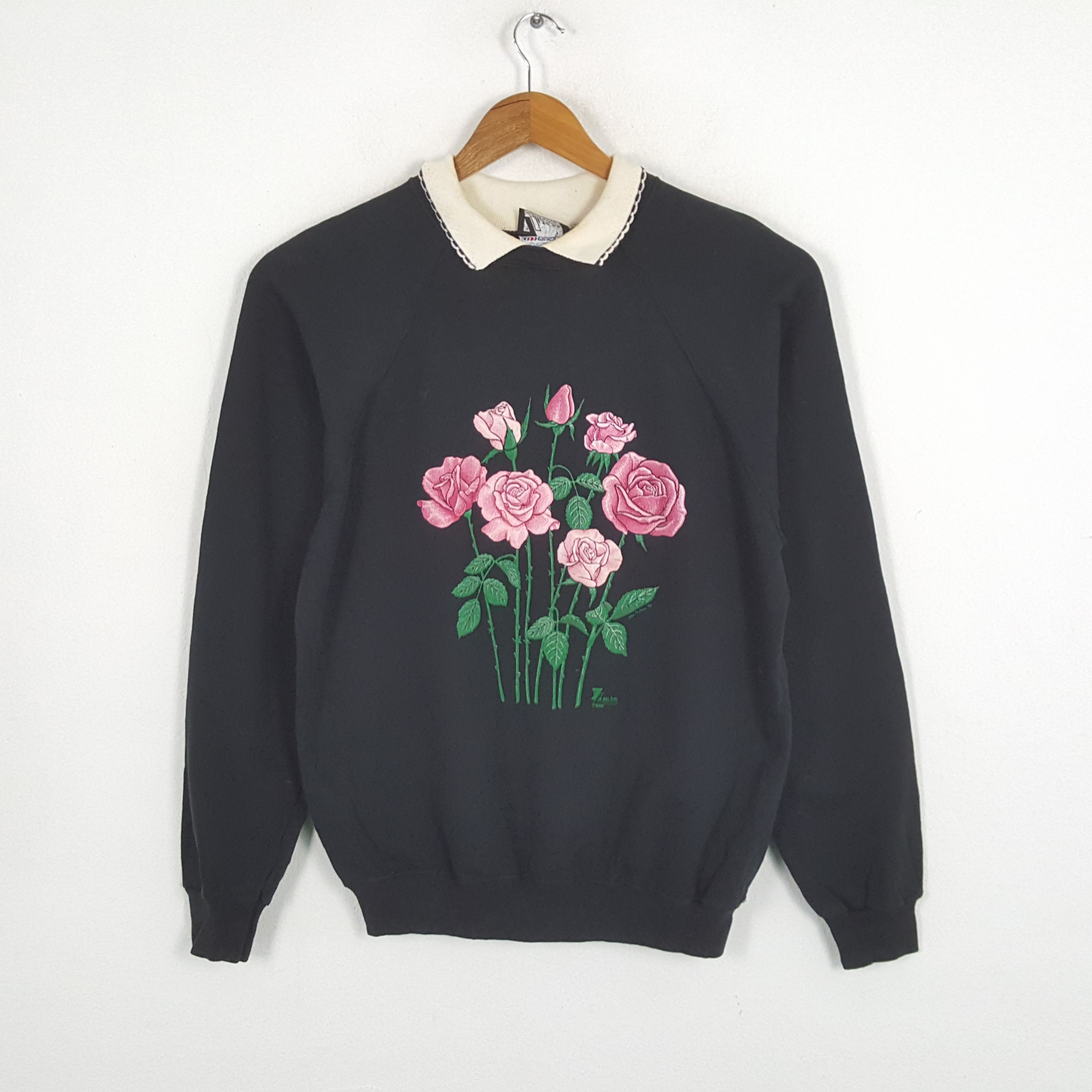 Flower Mountain × Vintage Vintage FLOWER ZIG ZAG American Streetwear Style Sweatshirst Size US L / EU 52-54 / 3 - 1 Thumbnail