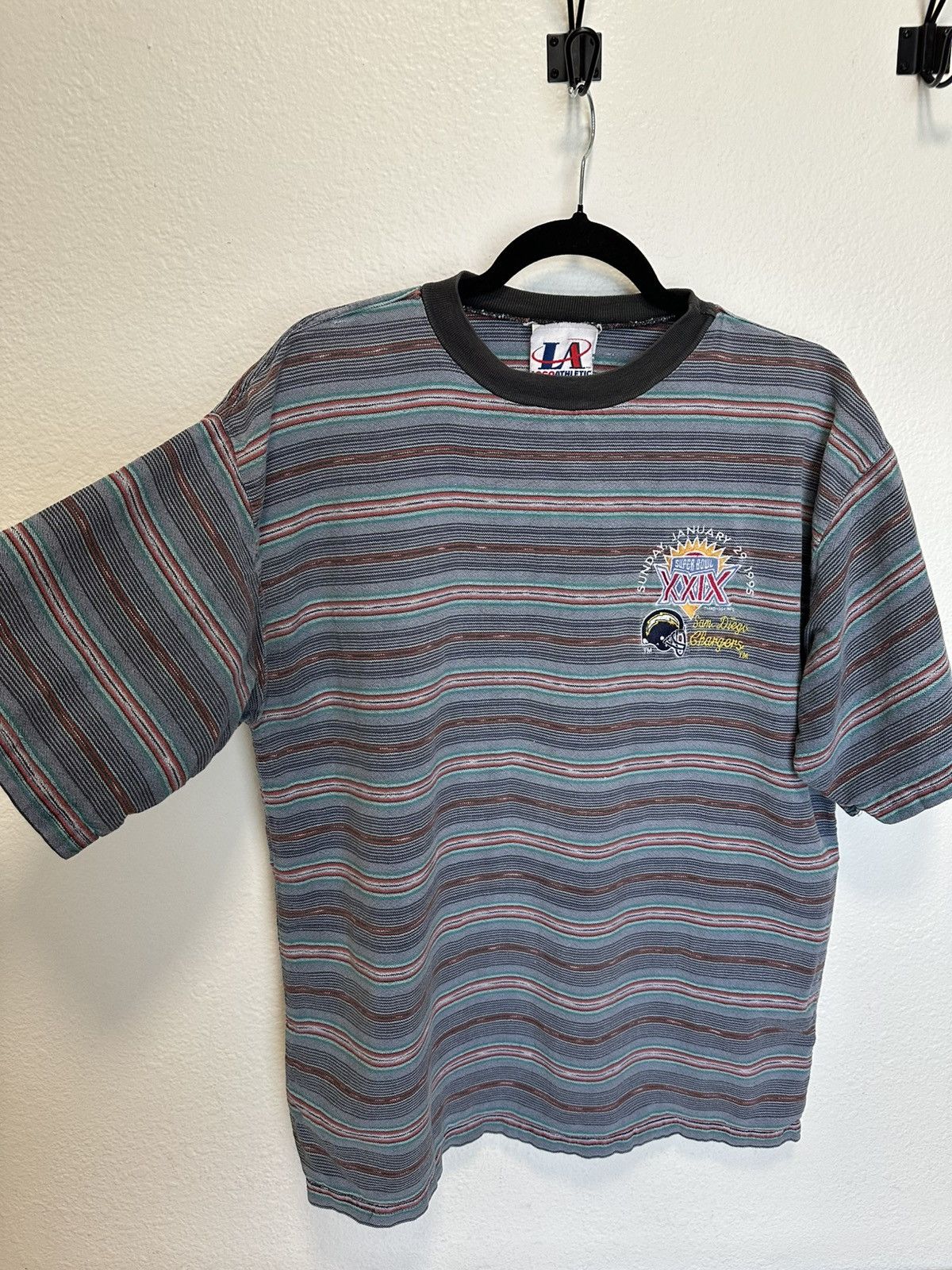 Other 1995 Super Bowl XXIX San Diego Chargers Logo Athletic Shirt Size US L / EU 52-54 / 3 - 5 Thumbnail