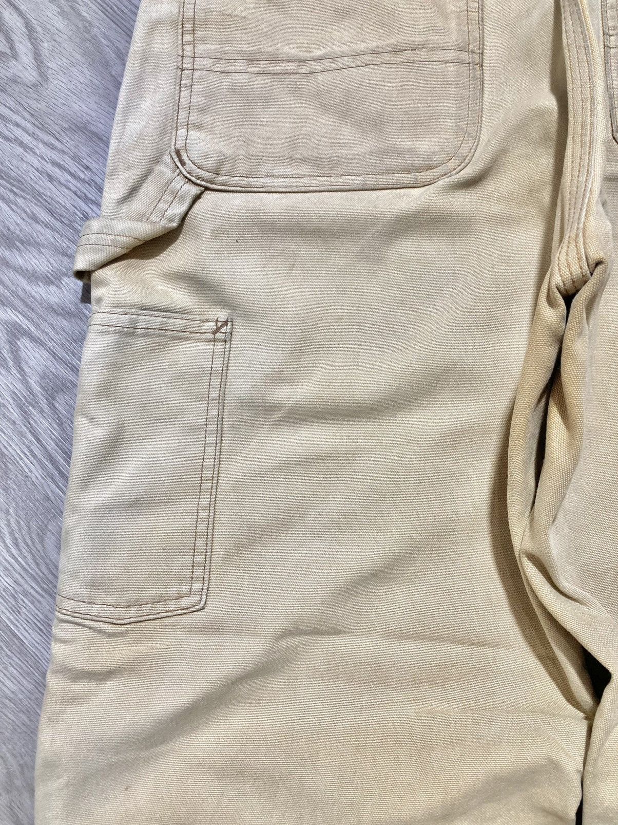 Carhartt 1990s Vintage Carhartt B11 BRN Carpenter Duck Pants Workwear Size US 32 / EU 48 - 8 Thumbnail