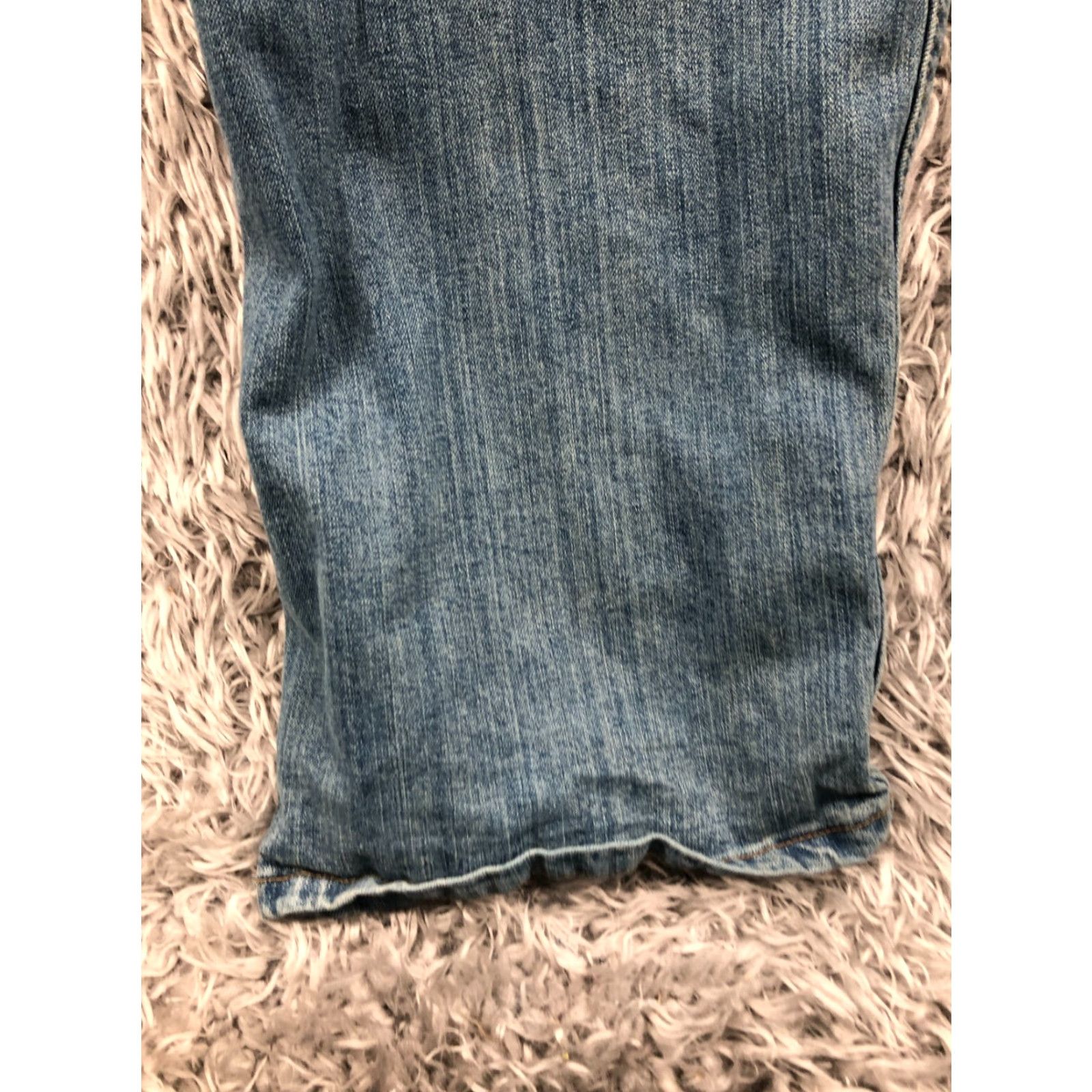 Wrangler Wrangler Jeans Relaxed Straight Mens Mid Rise Blue 40x30 Regular Denim Cotton Blend 5-Pocket Belt Loops Size US 40 / EU 56 - 7 Thumbnail