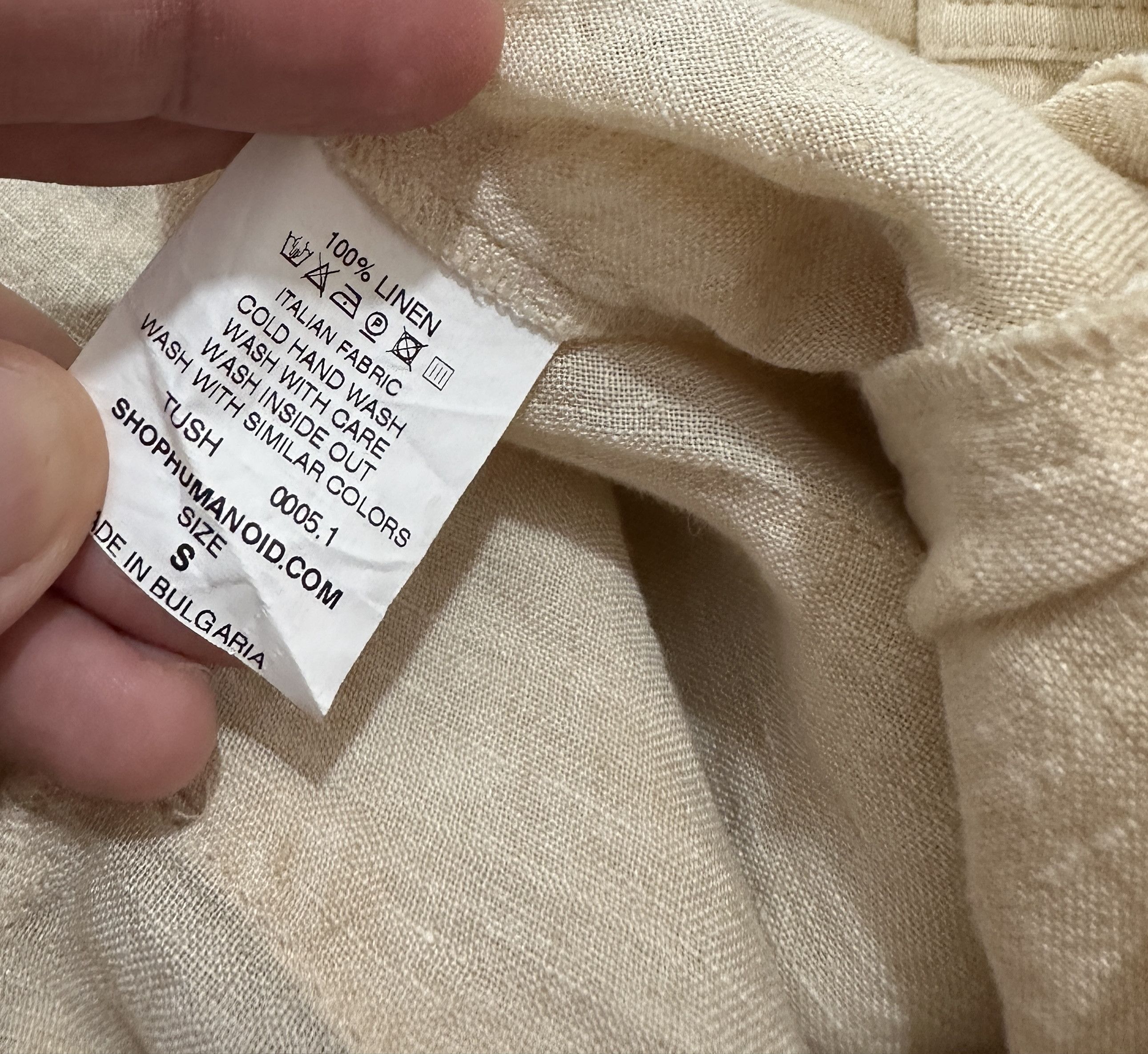 HUMANOID Linen trousers Size 26" / US 2 / IT 38 - 6 Thumbnail