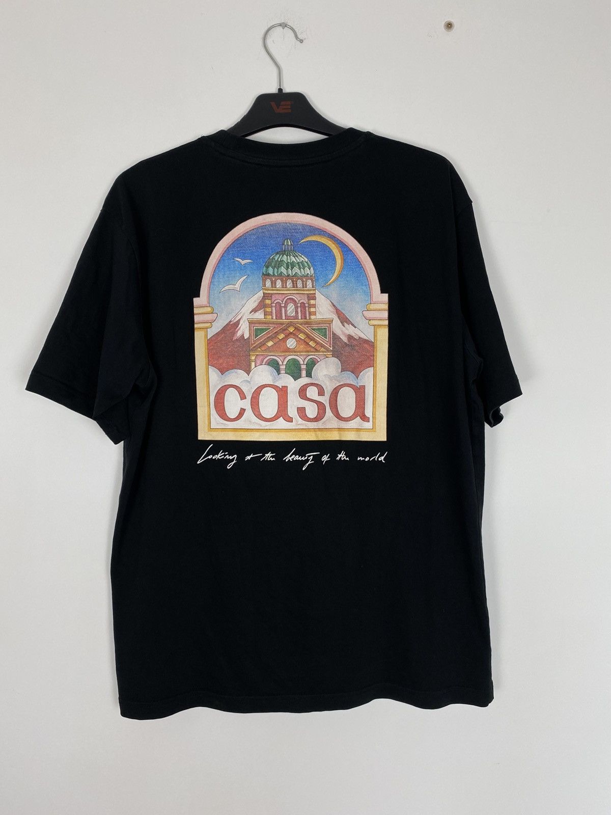 Casablanca Casablanca ‘Vue De L’Arche’ Tennis Club t-shirt XL baggy tee Size US XL / EU 56 / 4 - 1 Thumbnail