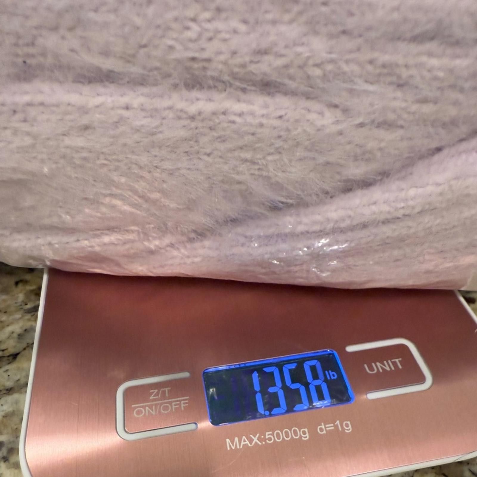 Lucky Brand Lucky Brand lavender cable knit sweater FLAWED hole SZ M Size M / US 6-8 / IT 42-44 - 9 Thumbnail