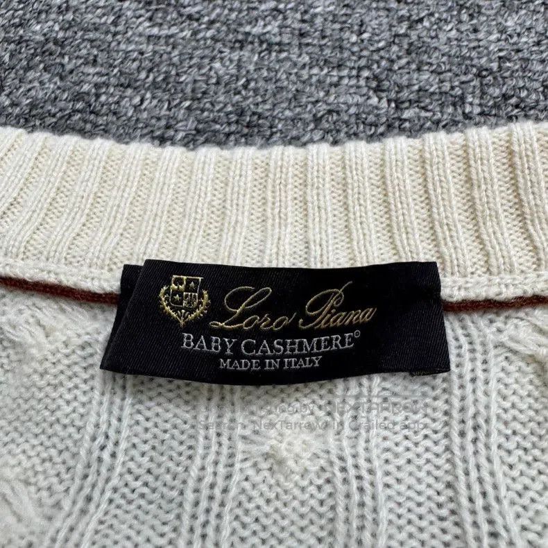Loro Piana Loro Piana Cable Knit Cashmere Cardigan. Size US XL / EU 56 / 4 - 2 Thumbnail