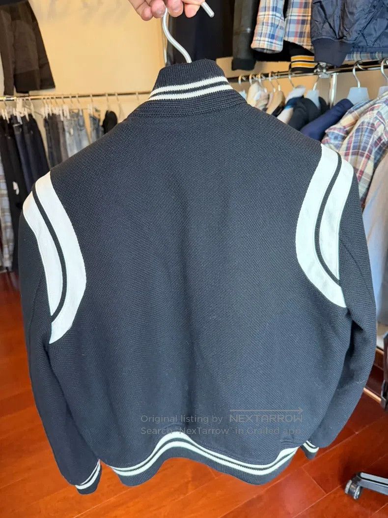 Saint Laurent Paris Saint Laurent Paris Black and White Baseball Jacket Size US M / EU 48-50 / 2 - 2 Thumbnail