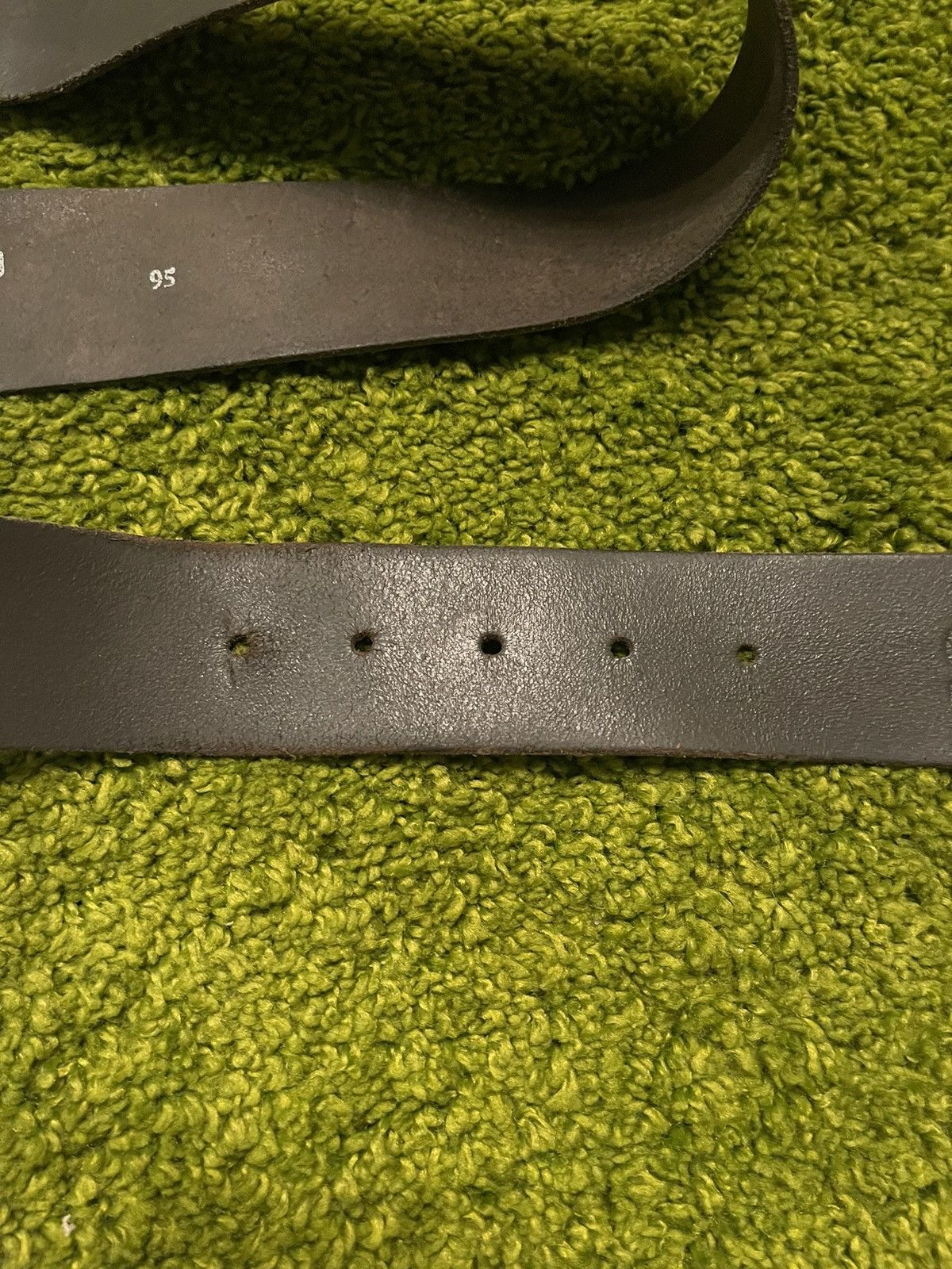 G-Star × Genuine Leather G-Star RAW real leather logo belt Size 36 - 3 Thumbnail