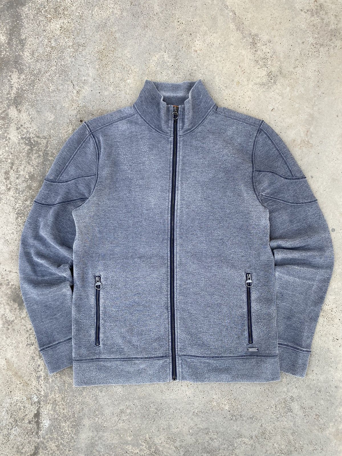 Hugo Boss Archival Sun Faded Hugo Boss Zip Up Sweat Size US M / EU 48-50 / 2 - 1 Thumbnail