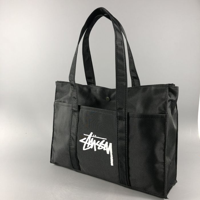 Stussy Stussy Military Colour Tote Bag Stussy Magazine Black | Grailed