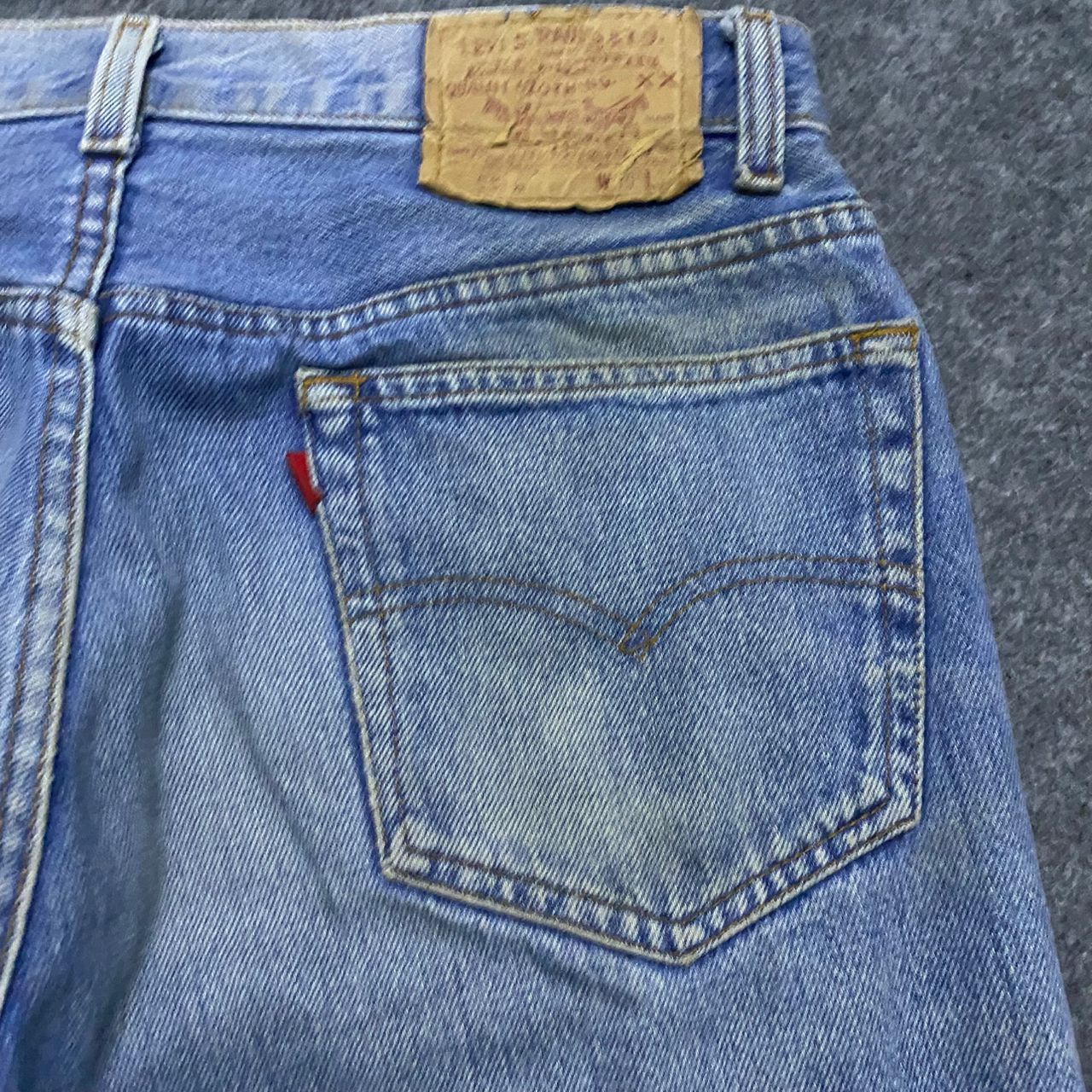 Levi's 💥Vintage Levis 501xx Distressed Denim Kurt Cobain Style s Size US 29 - 9 Thumbnail