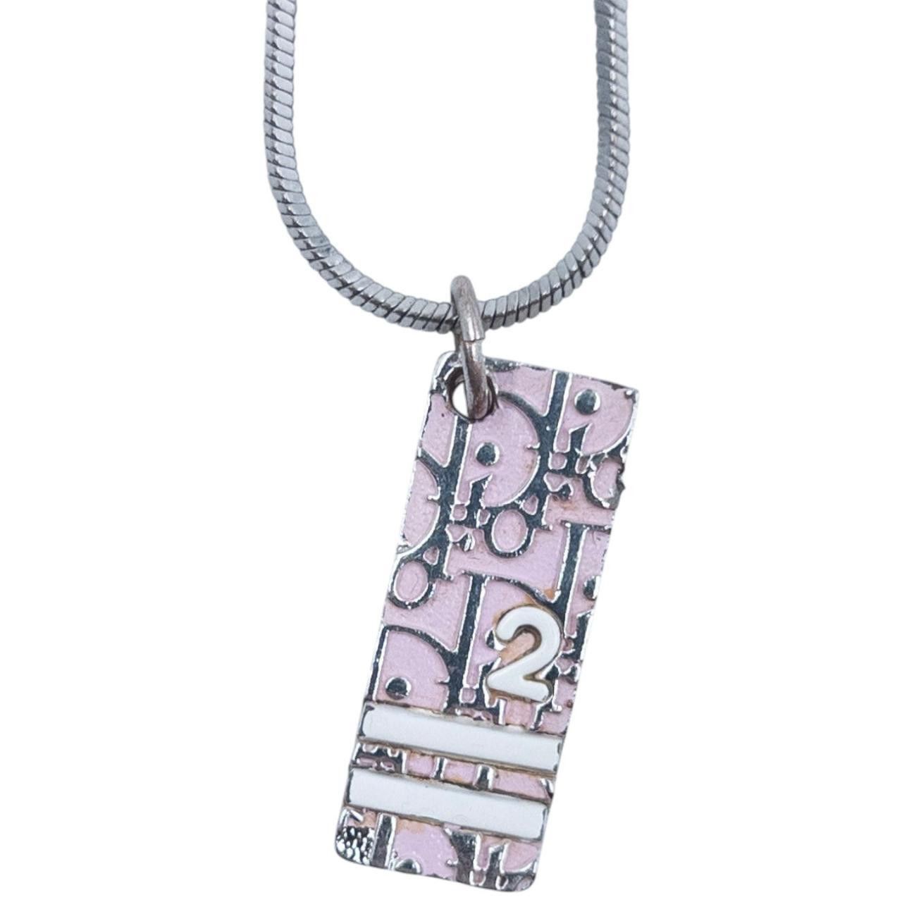 Dior Vintage Dior Monogram Pendant Necklace Size ONE SIZE - 1 Thumbnail