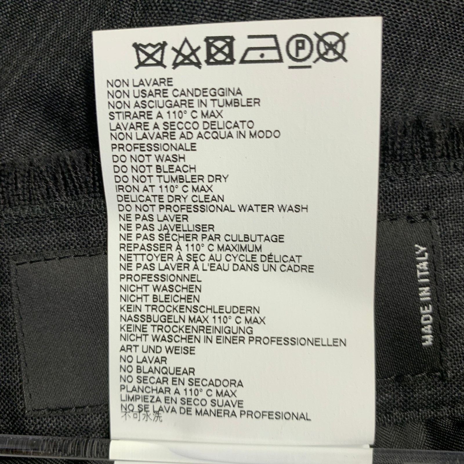 Dsquared2 DSQUARED2 Grey Black Checkered Wool Raw Edge Dress Pants Size US 38 / EU 54 - 5 Thumbnail