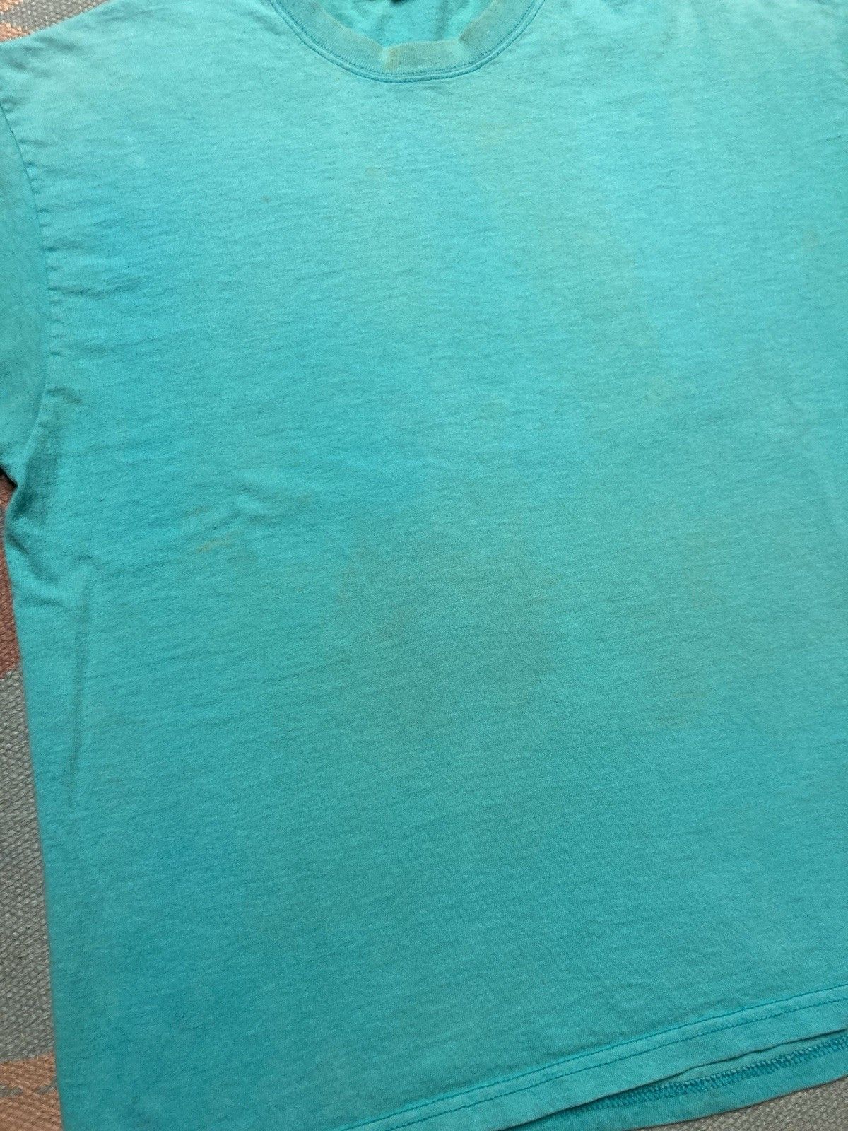 Lee × Vintage 90s lee sport blank t shirt teal Tiffany blue USA boxy large Size US L / EU 52-54 / 3 - 3 Thumbnail