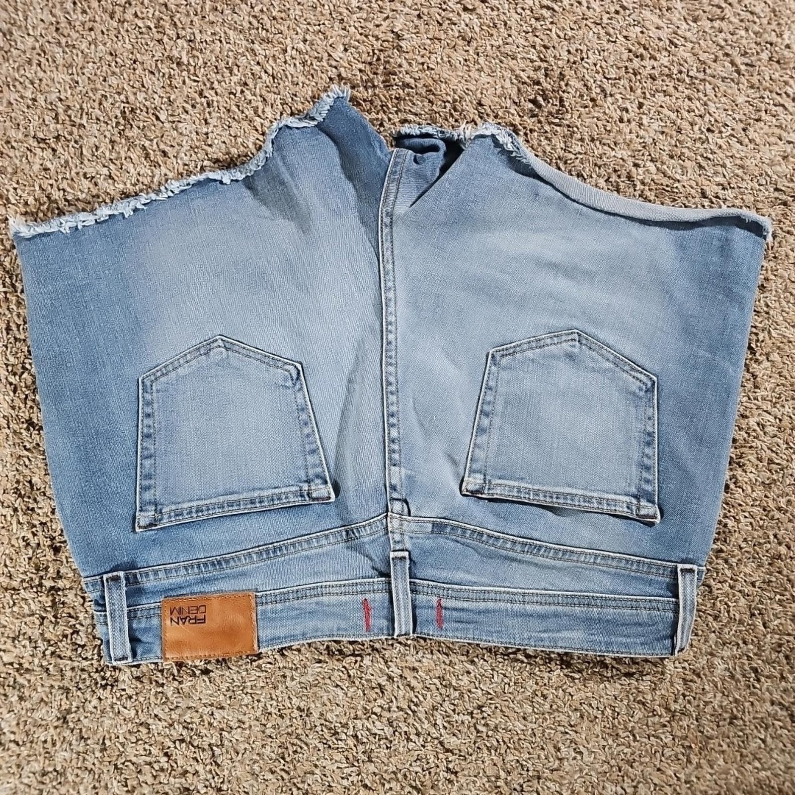 Other Fran Denim Ruby Sz 30 Cutoff Jean Shorts USA MADE Size 30" / US 8 / IT 44 - 5 Thumbnail