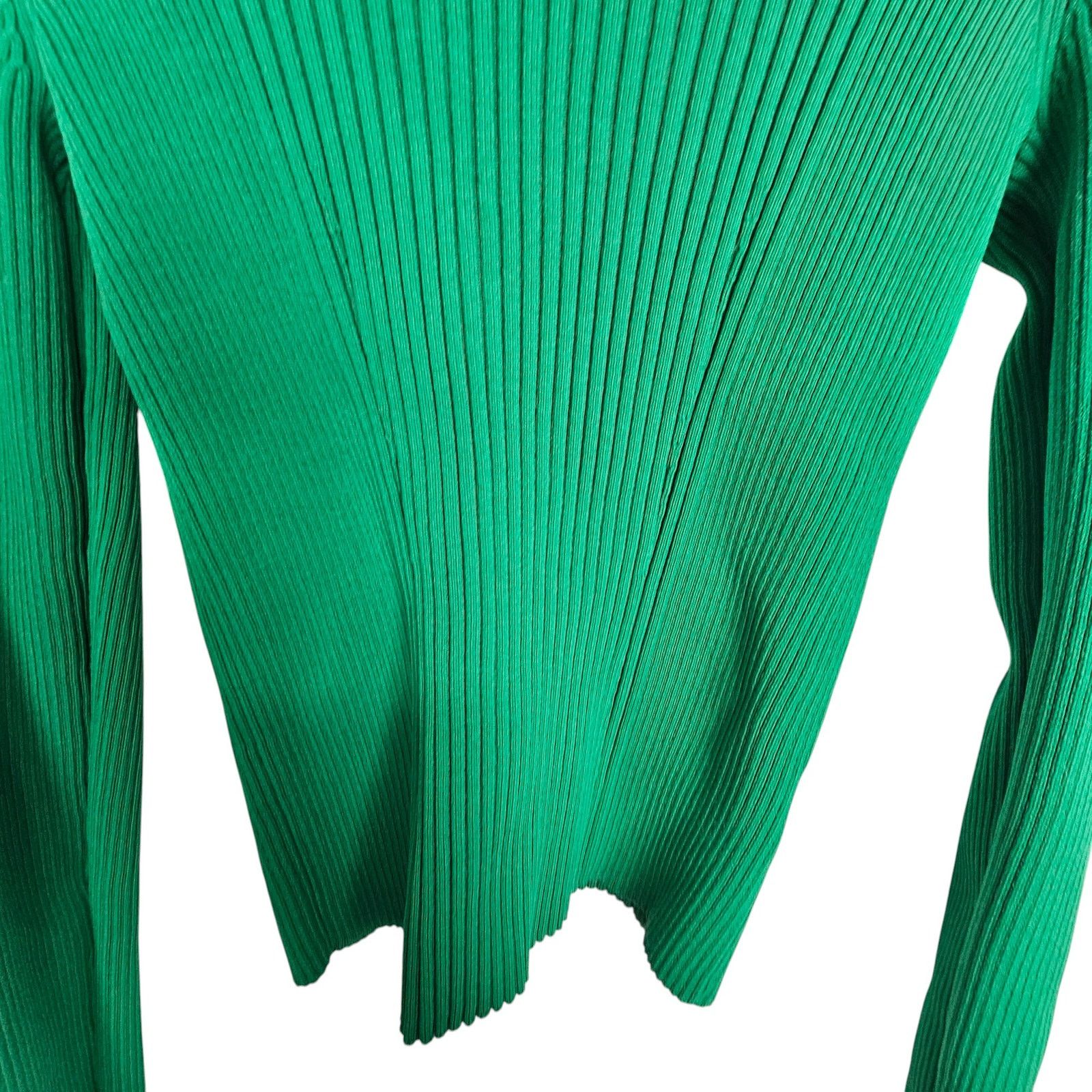 ASTR The Label ASTR The Label Womens Eris Crop Kelly Green Ribbed Sweater M Size M / US 6-8 / IT 42-44 - 4 Thumbnail